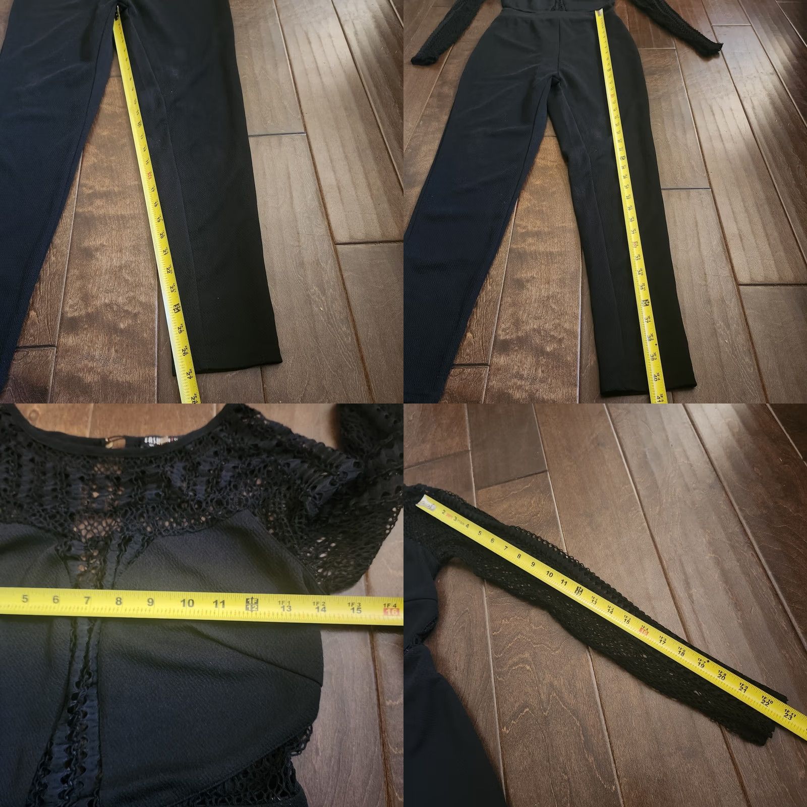 Fashion Nova Fashion Nova Jumpsuit Women's Black Long Sleeve - M - One-Piece - Clubwear - Regular Fit Size M / US 6-8 / IT 42-44 - 9 Thumbnail