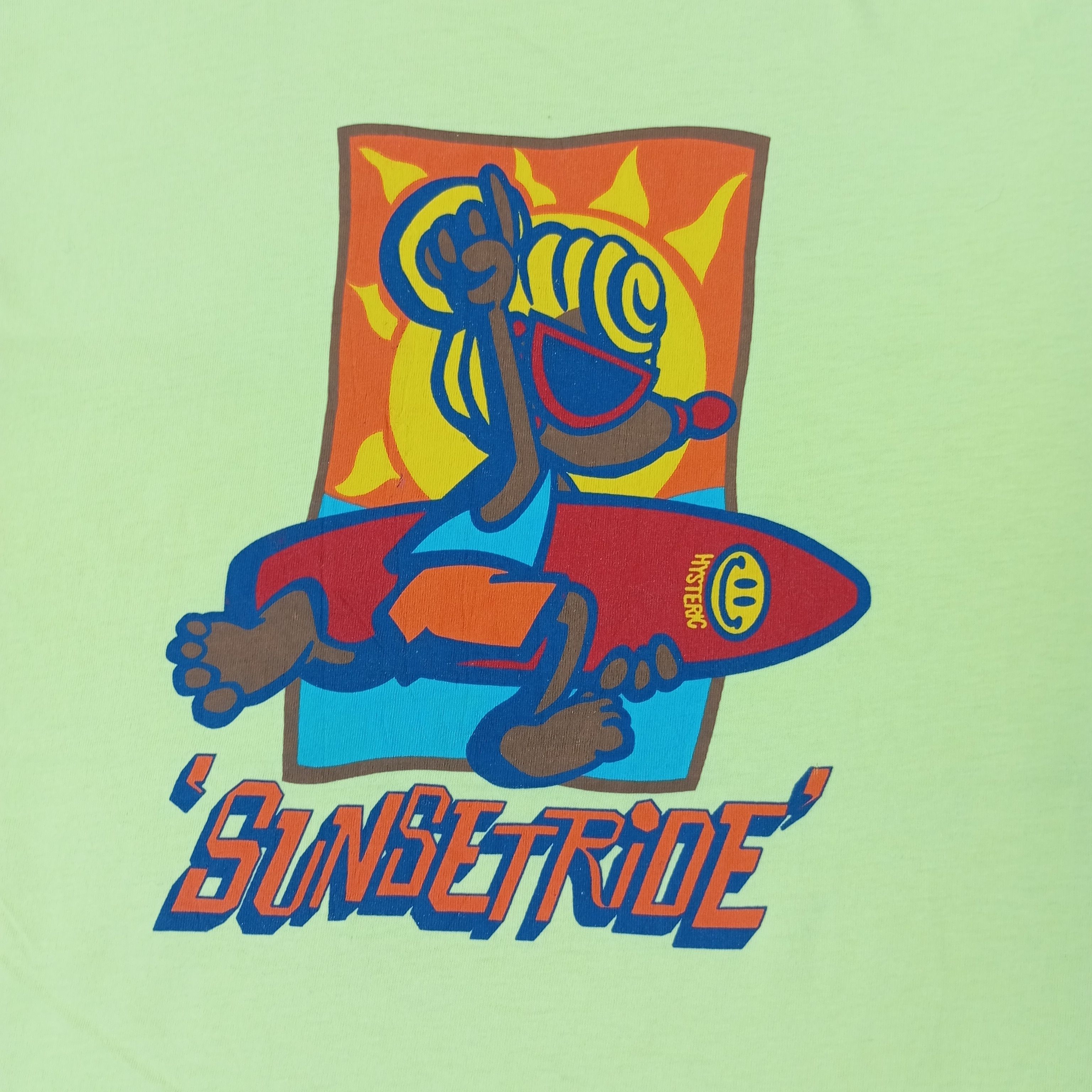 Hysteric Glamour Hysteric Mini Japanese Brand Surfing Yellow Tshirt c249n59 Size US S / EU 44-46 / 1 - 2 Thumbnail