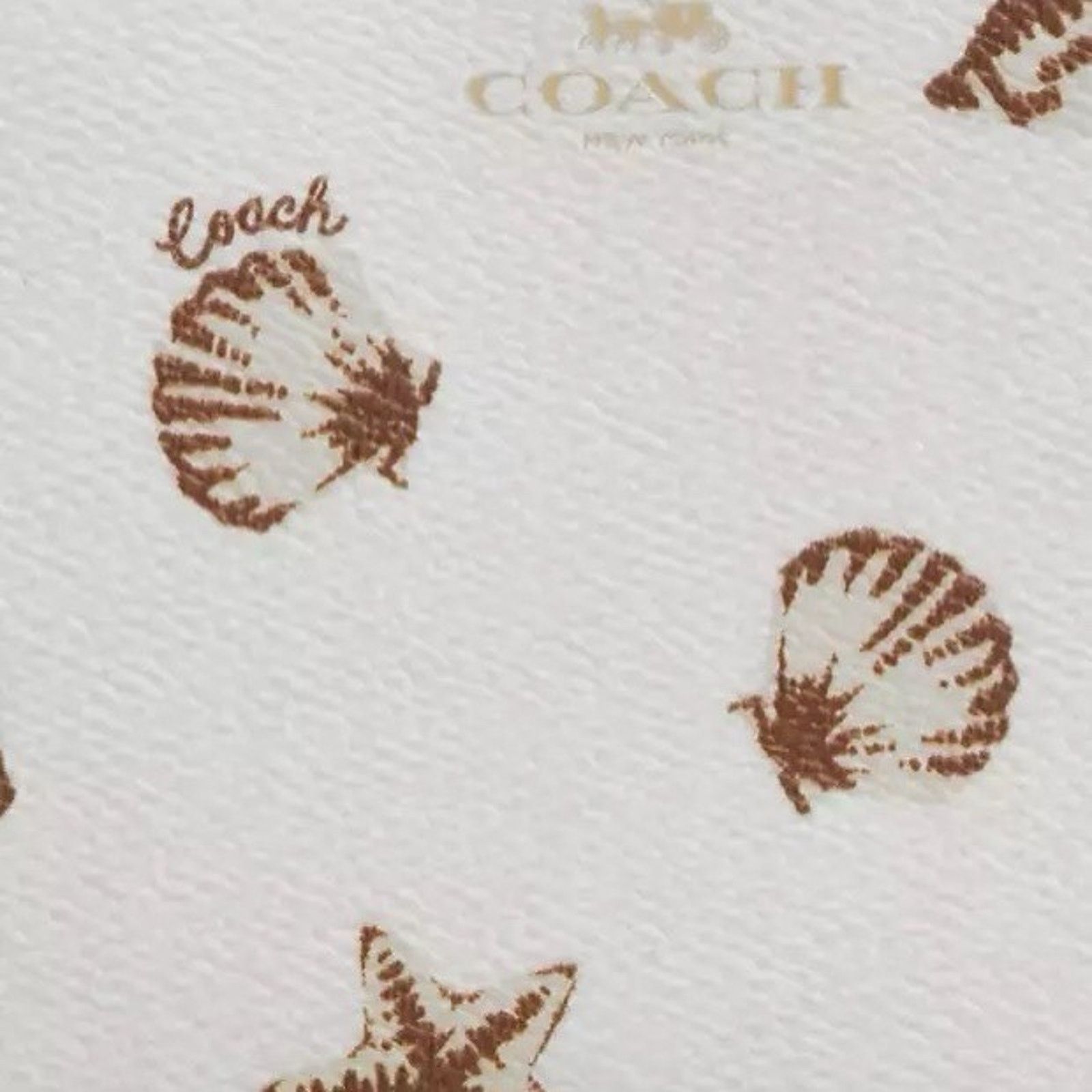 Coach NWT Coach Corner Zip Wristlet With Shell CBP23 Gold/Chalk Size ONE SIZE - 7 Thumbnail