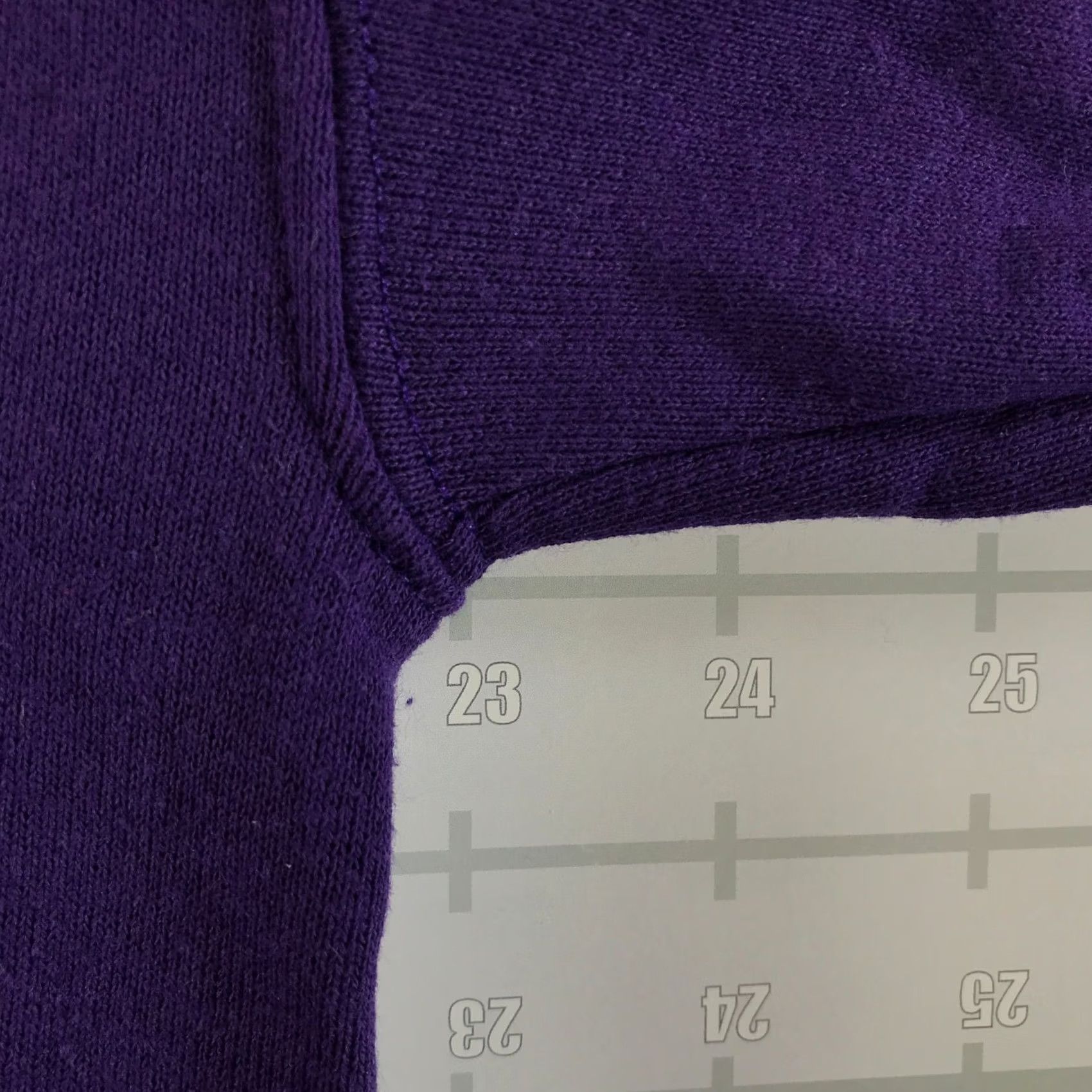 Vintage Russell Athletic Hoodie Sweatshirt Mens Large Purple Cotton Blend Blank, Men's — image 3 of 6