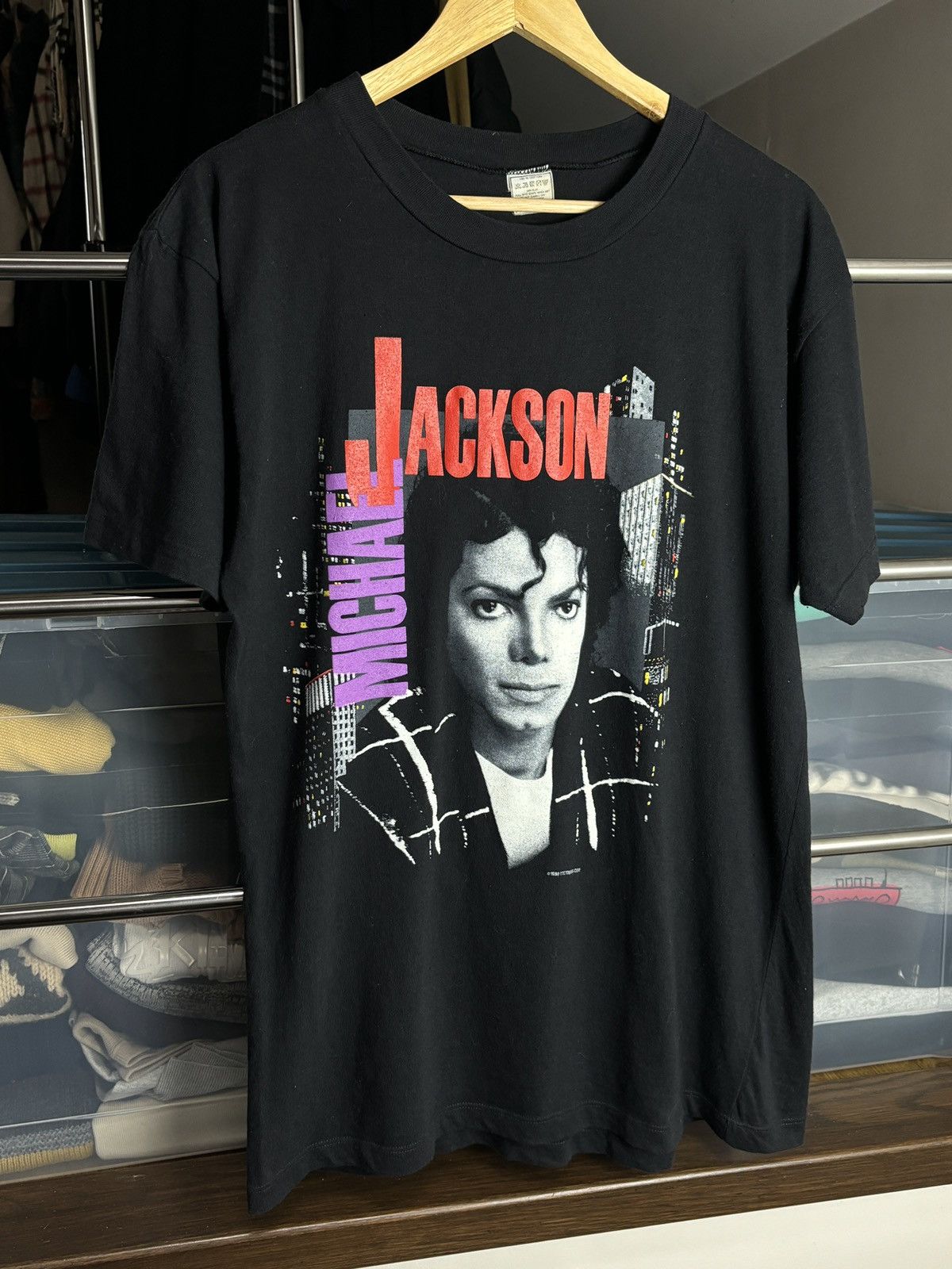 Vintage Michael Jackson 1988 Europe Bad Tour Pepsi T-Shirt