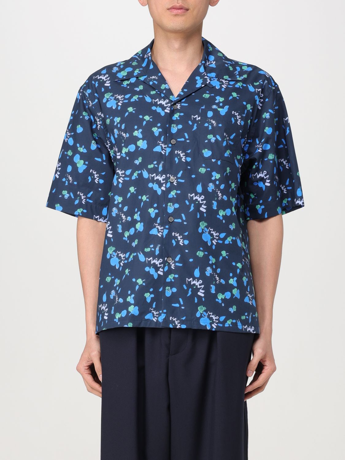 image of Marni Shirt Men Blue (Size Small)