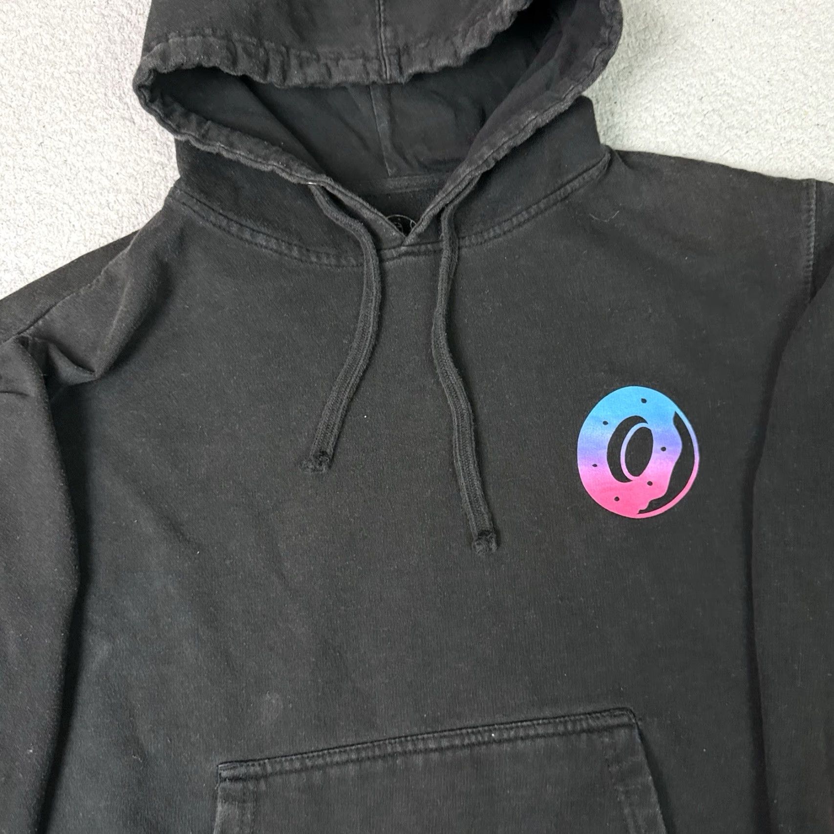 Odd Future VINTAGE Odd Future x Santa Cruz Hoodie Mens Medium Black OFWGKTA Logo Pullover Hooded Pocket Sk8 Hip Hop 90s USA Size US M / EU 48-50 / 2 - 2 Thumbnail