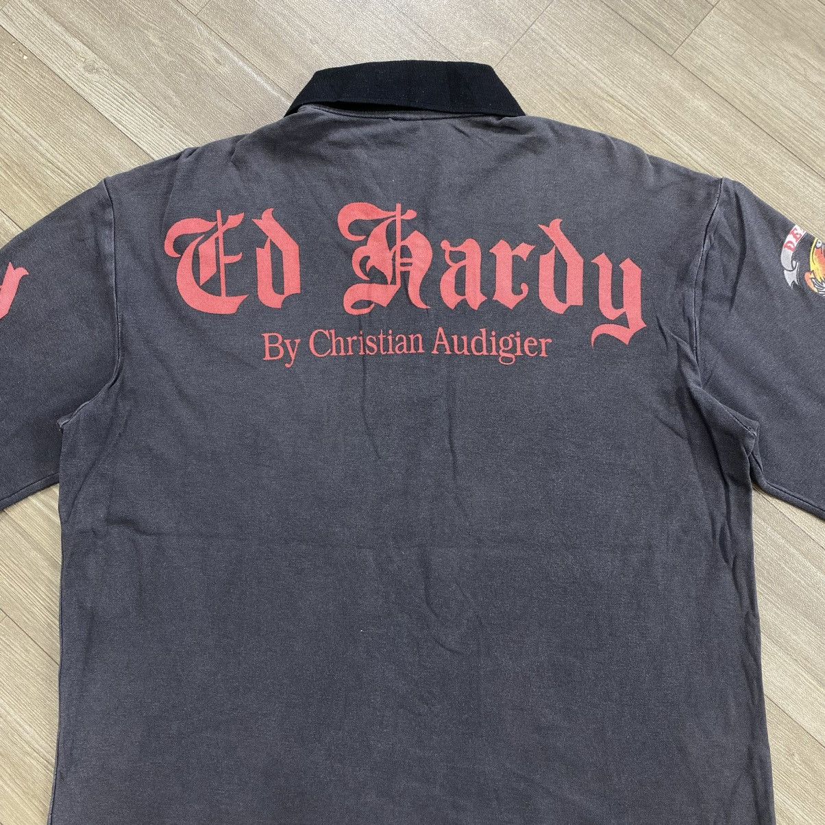 Ed Hardy Vintage Ed Hardy Christian Audigier Eagle & Tiger Polo Shirt Size US M / EU 48-50 / 2 - 11 Thumbnail