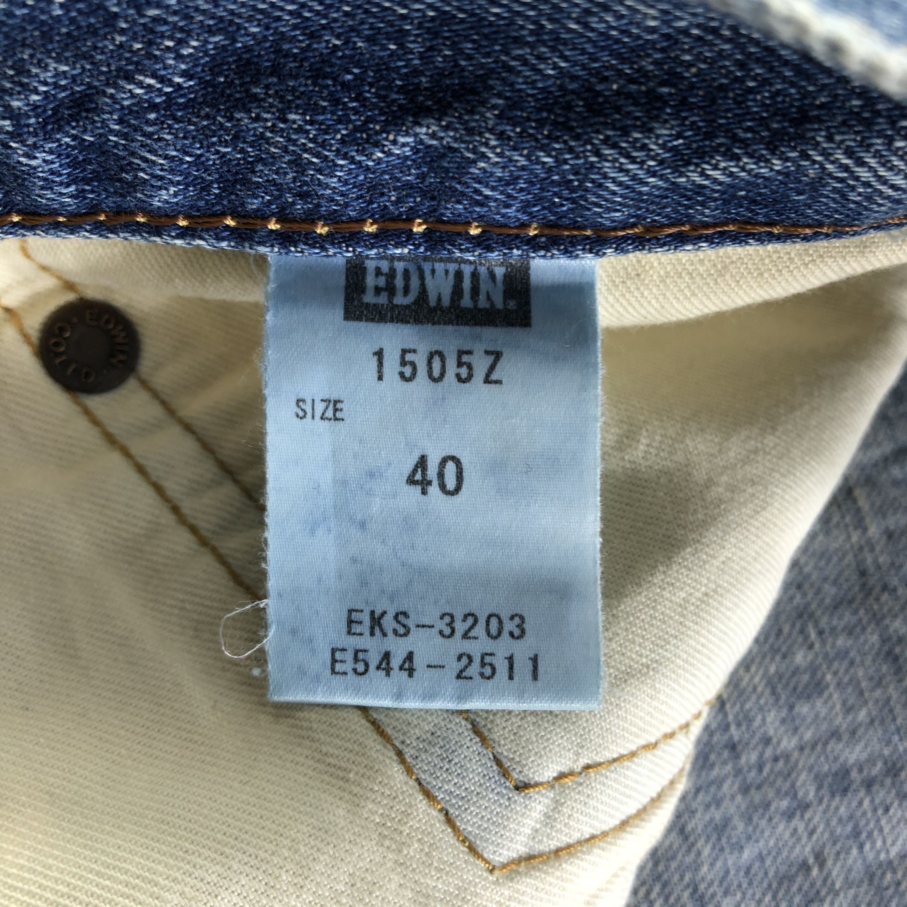 Edwin Vintage Blue Wash Edwin 505 Selvedge Jeans-JM3647 Size US 44 / EU 60 - 9 Thumbnail