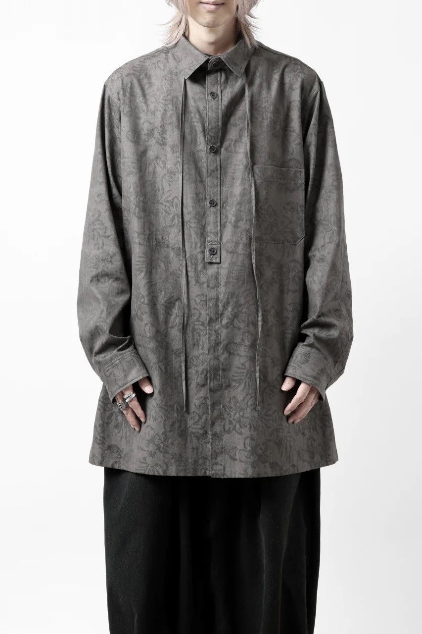 Yohji Yamamoto Floral shirt with double collar Size US M / EU 48-50 / 2 - 1 Thumbnail