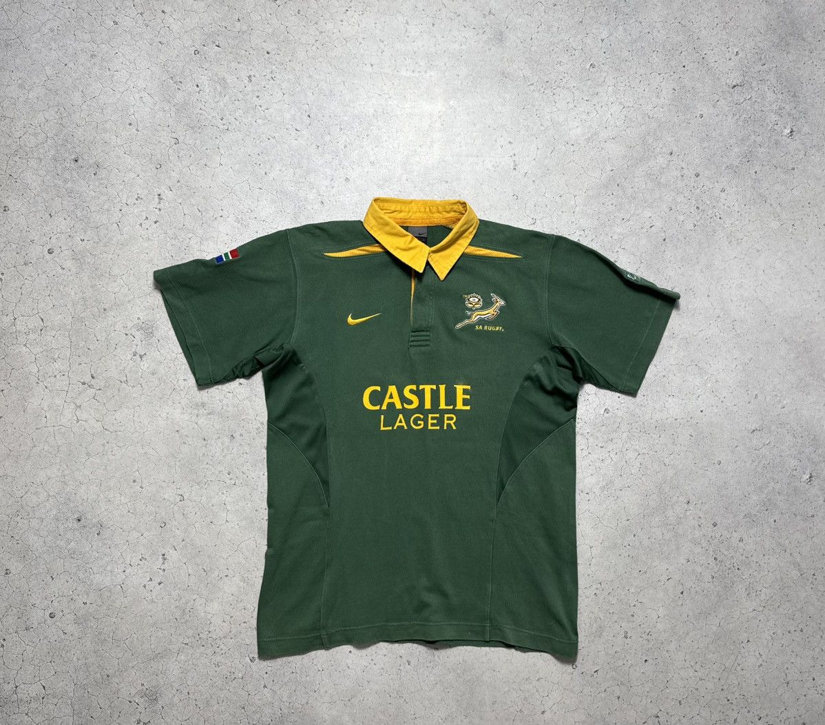 Nike Nike Rugby South Africa 2000 Jersey Polo Shirt Size US M / EU 48-50 / 2 - 1 Thumbnail