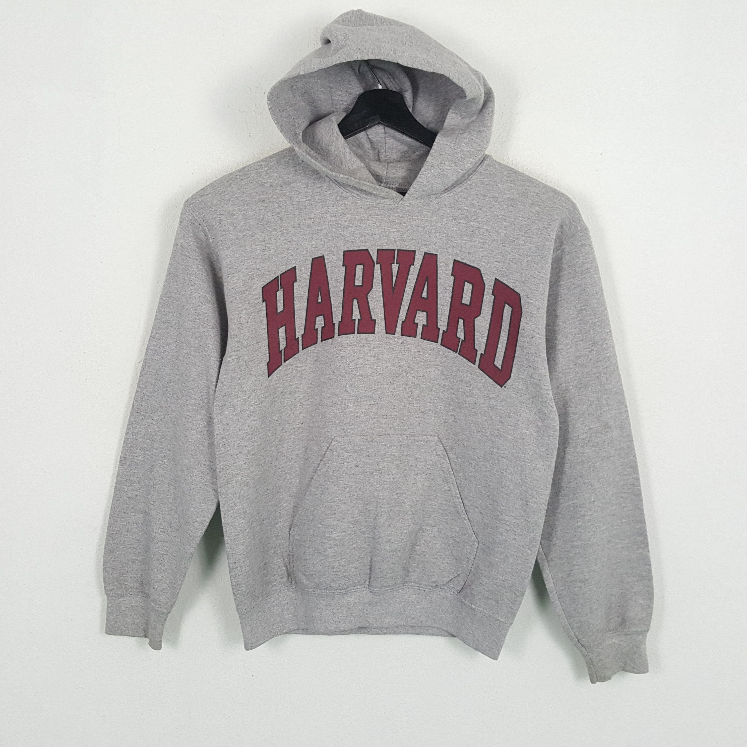 Vintage HAVARD University Spell Out Design Hoodies Size US S / EU 44-46 / 1 - 1 Thumbnail