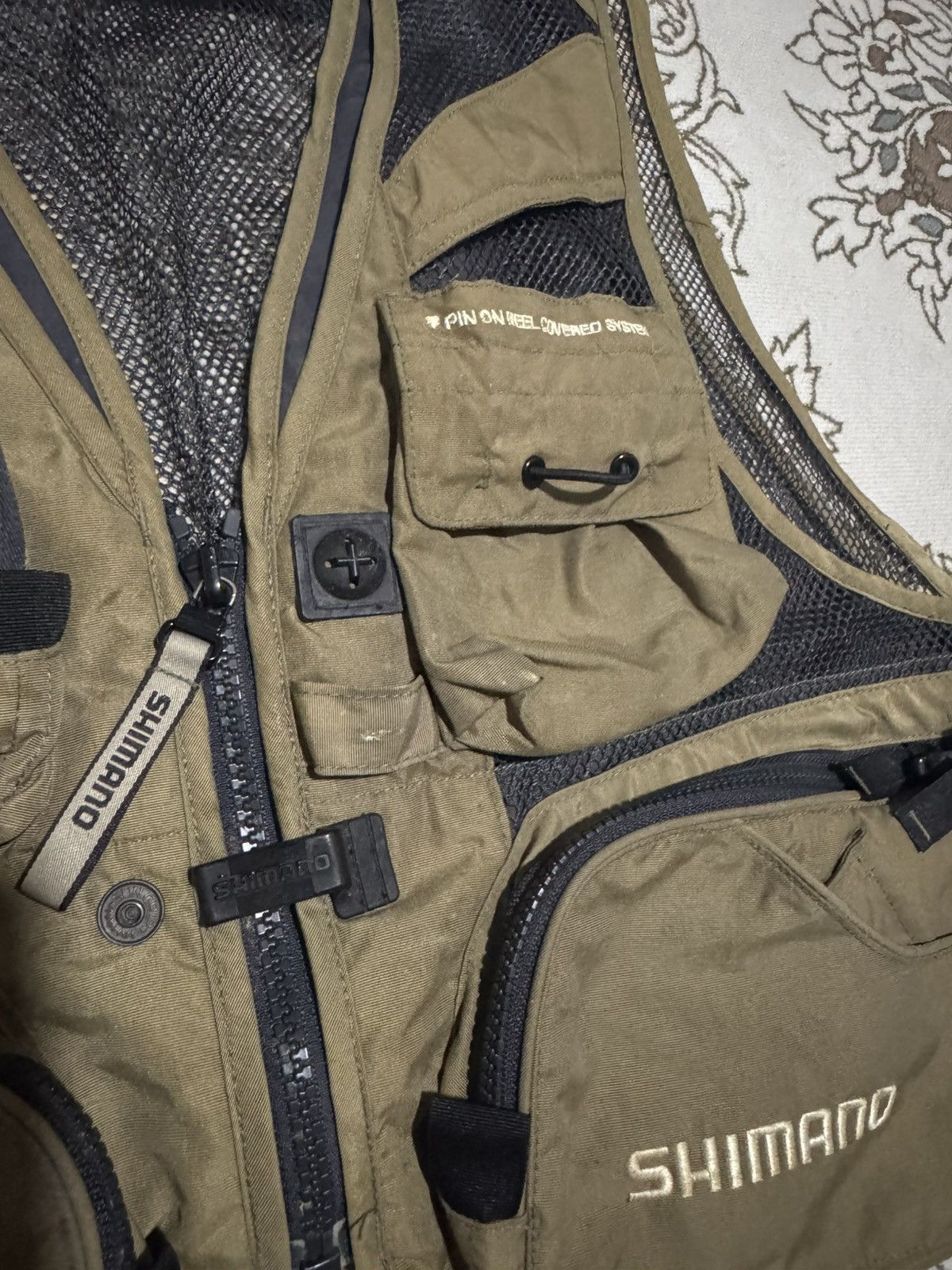 Japanese Brand Shimano 🇯🇵 Fishing Gear Vest Multipockets Tactical Size US M / EU 48-50 / 2 - 3 Thumbnail