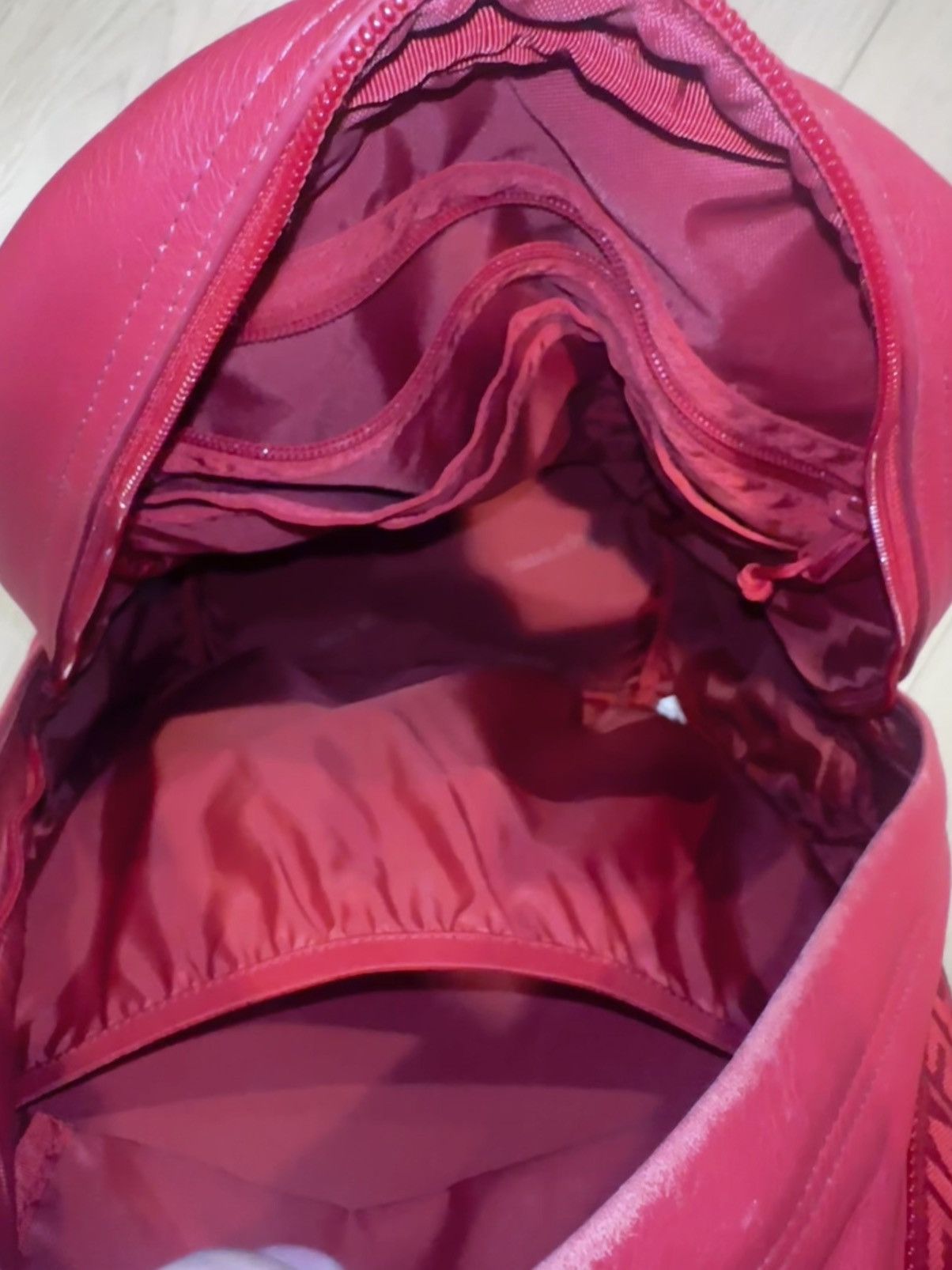 Supreme Supreme - Leather Backpack Red Size ONE SIZE - 8 Thumbnail
