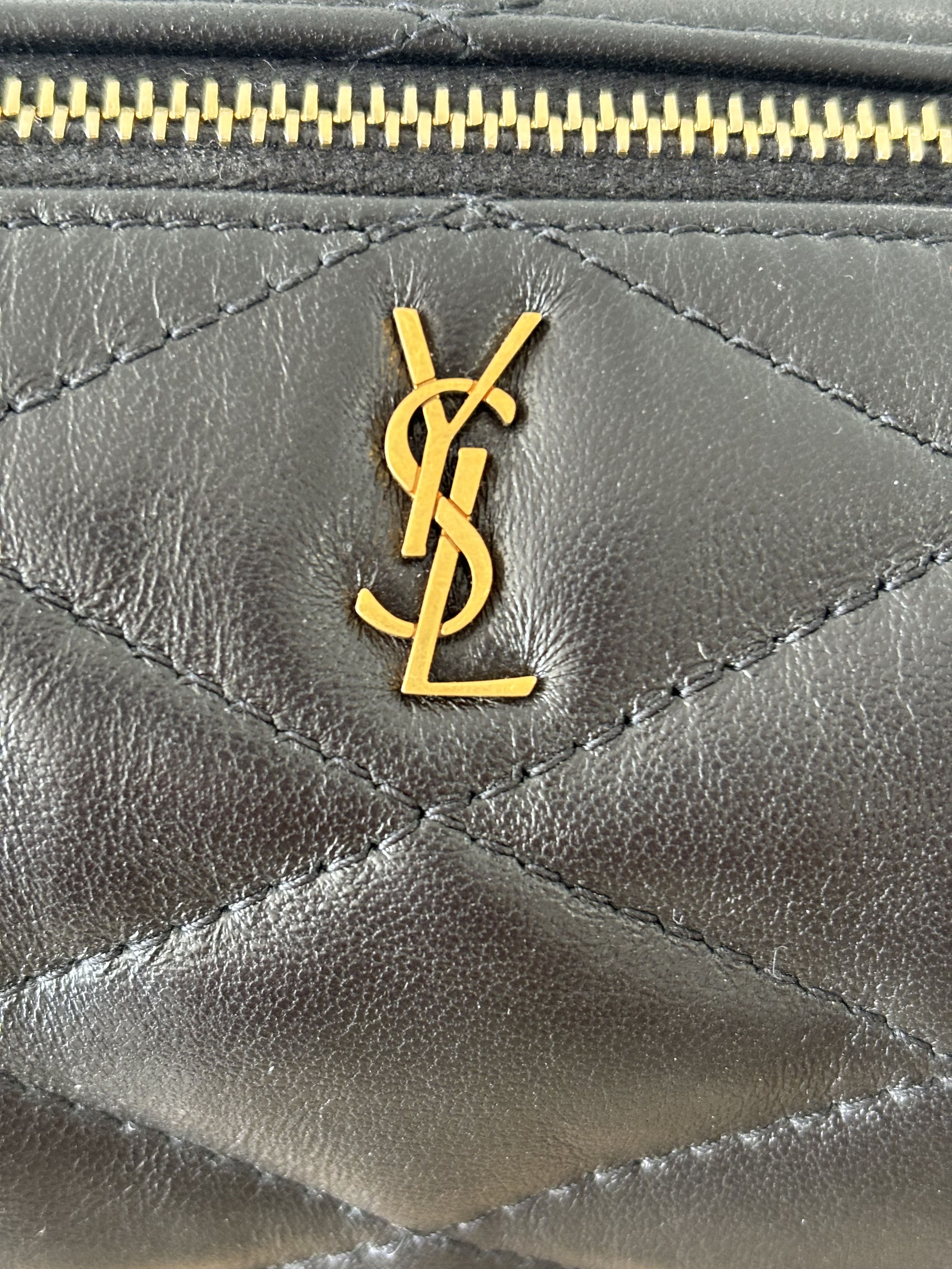 Yves Saint Laurent YSL NEW sade tube black leather Size ONE SIZE - 7 Thumbnail