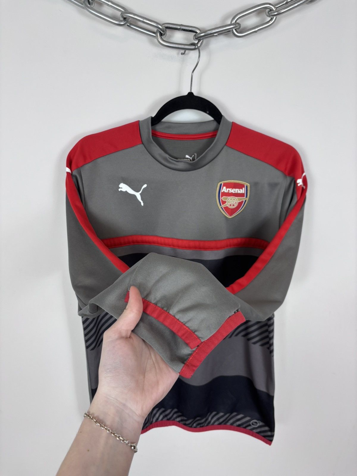 Puma Puma Arsenal FC 2016/2017 Training Long Sleeve Jersey Shirt Size US S / EU 44-46 / 1 - 11 Thumbnail