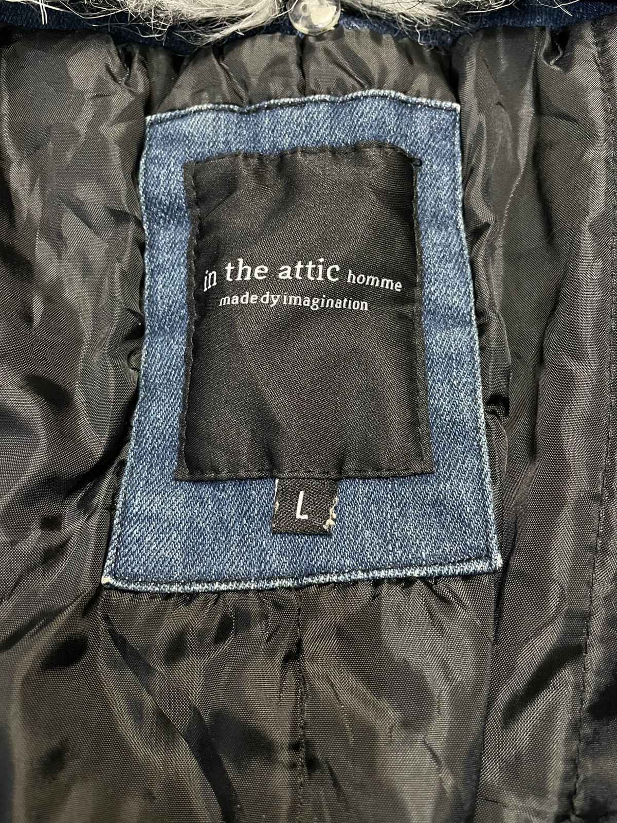 In The Attic In The Attic Denim Fur Jacket Size US L / EU 52-54 / 3 - 7 Thumbnail