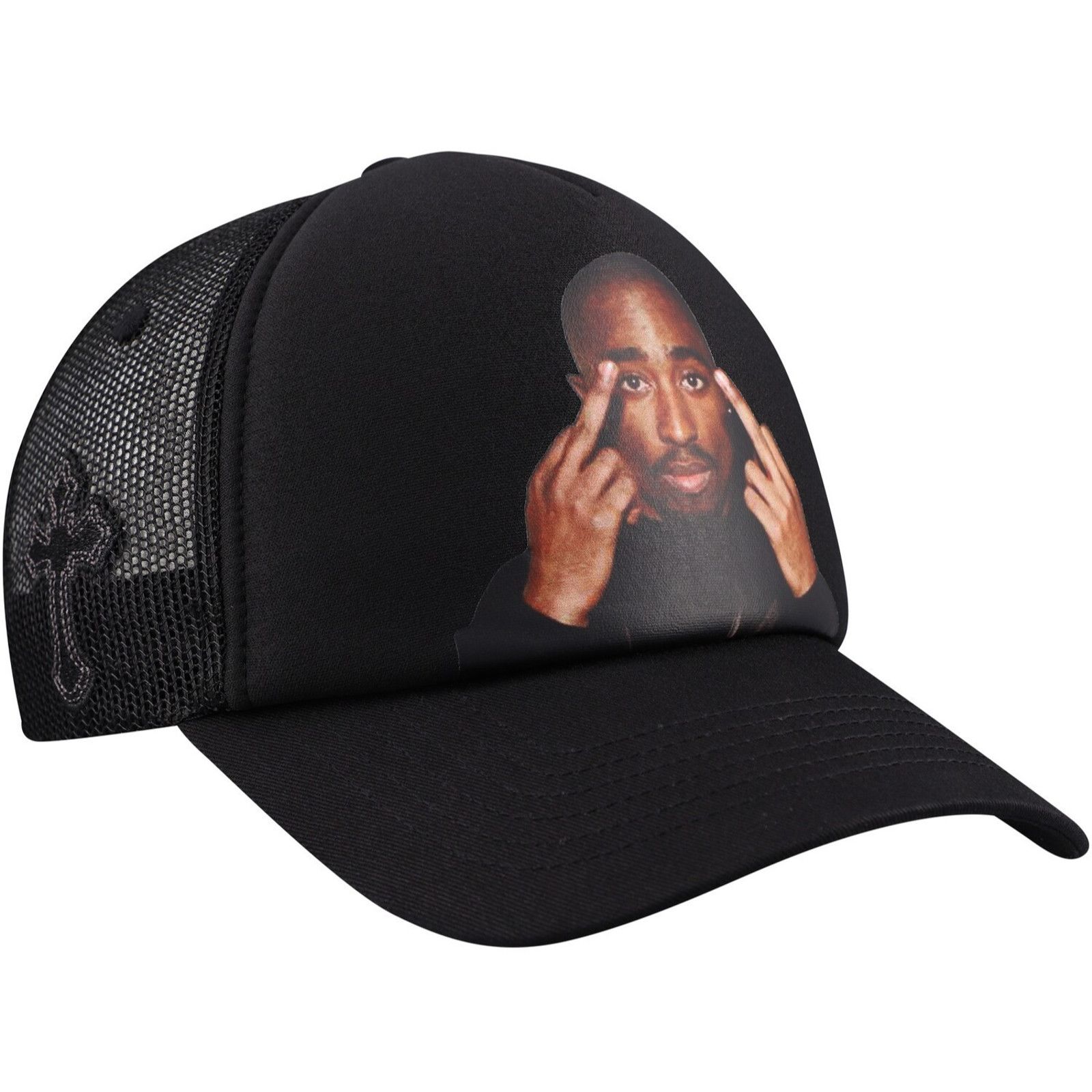 Primitive Primitive X Tupac Shakur 2Pac Icon II Trucker Hat Cap Size ONE SIZE - 3 Thumbnail