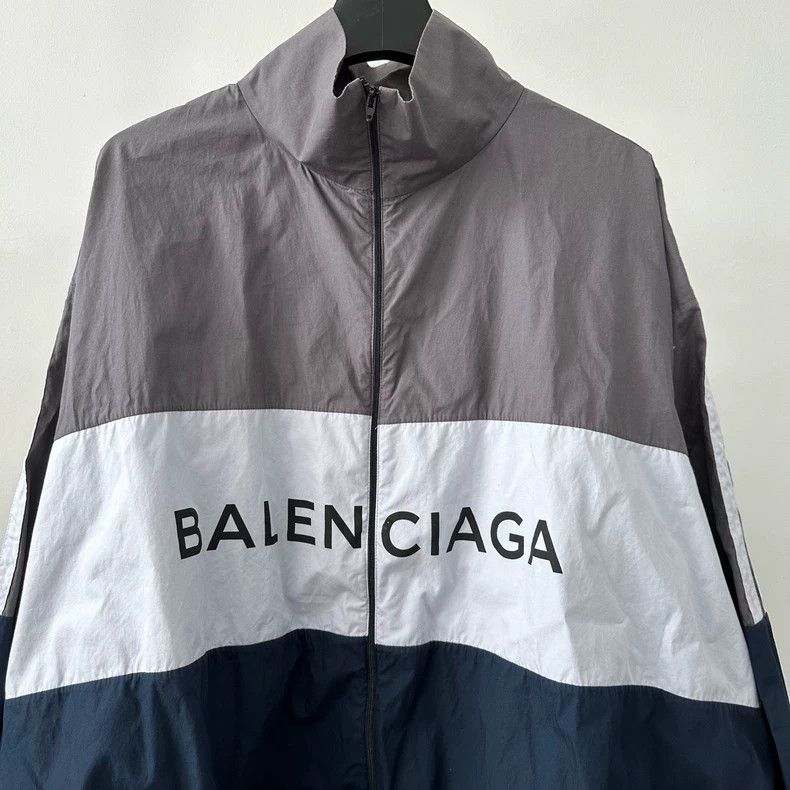 Balenciaga Balenciaga Printed logo color-block assault jacket 2502-Ne Size US XXS / EU 40 - 3 Thumbnail