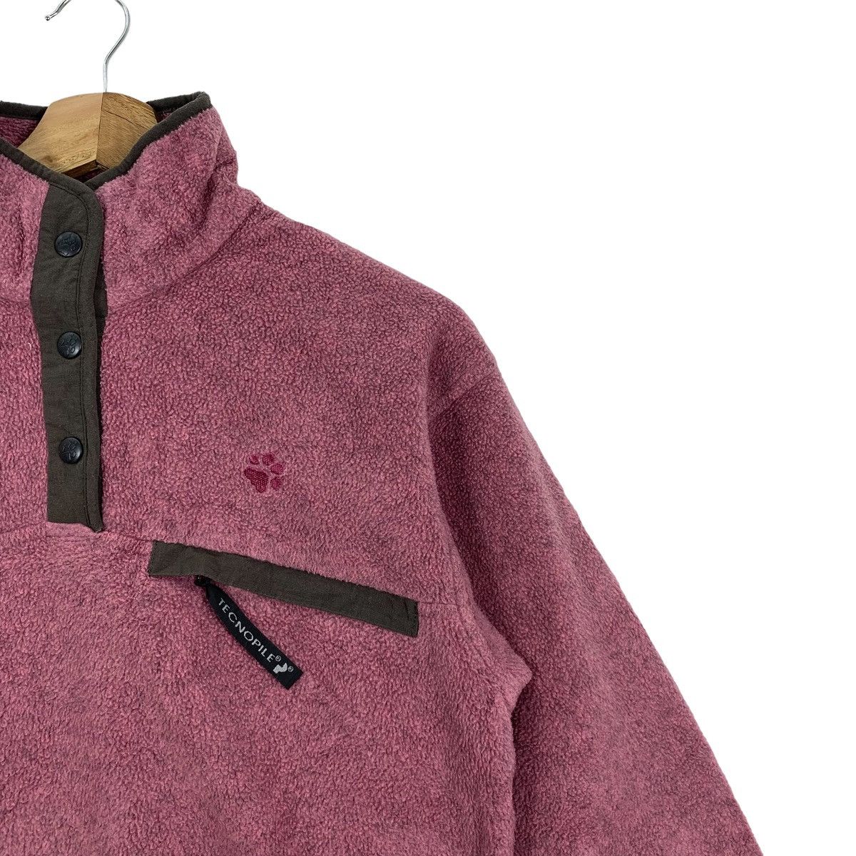 Jack Wolfskin × Vintage Vintage JACK WOLFSKIN Outdoor Fleece Half Button Sweatshirt Size US M / EU 48-50 / 2 - 5 Thumbnail