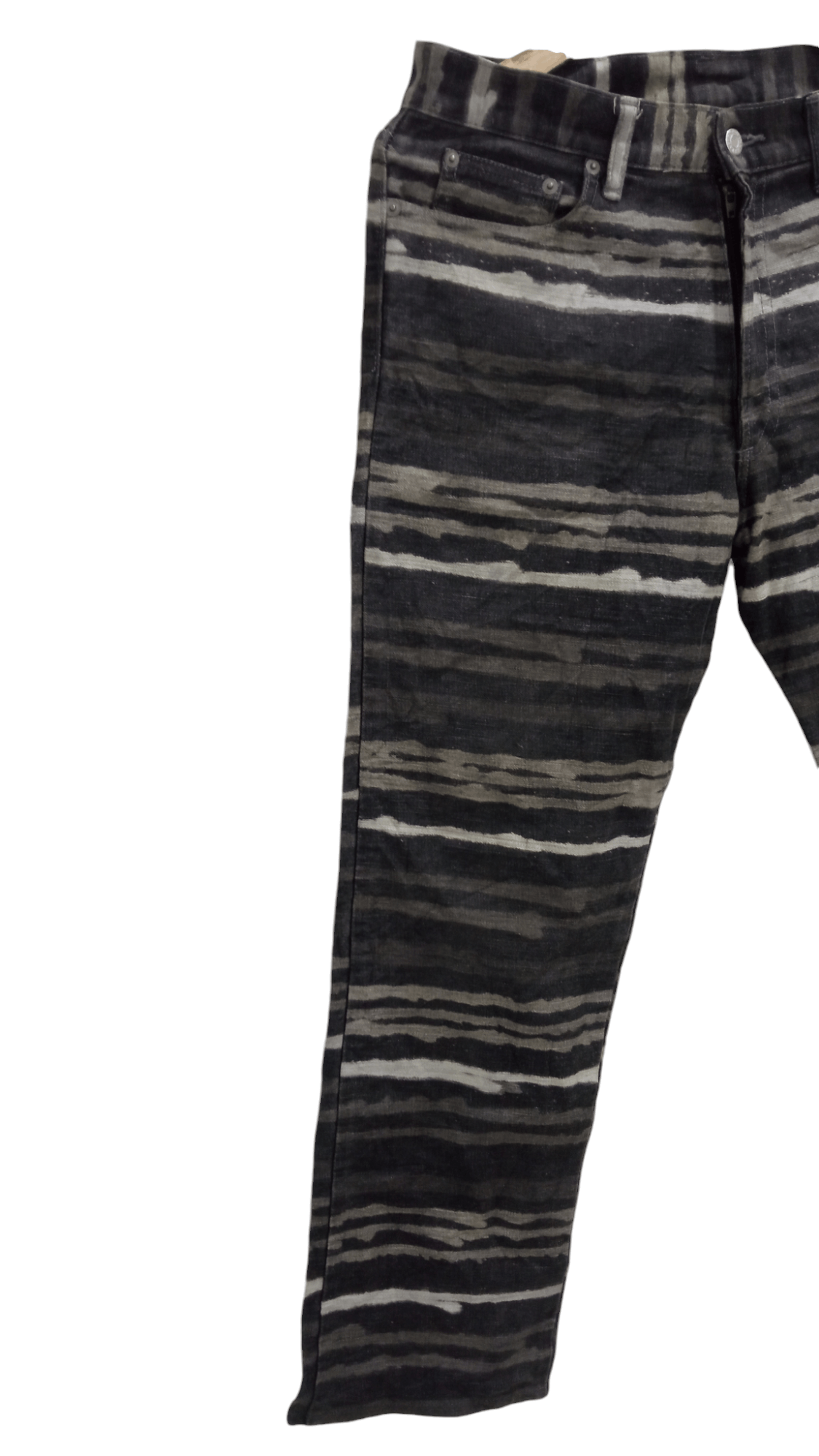 Japanese Brand × Vintage 🔥🔥Innervation Striped Pants Denim Size US 32 / EU 48 - 2 Thumbnail
