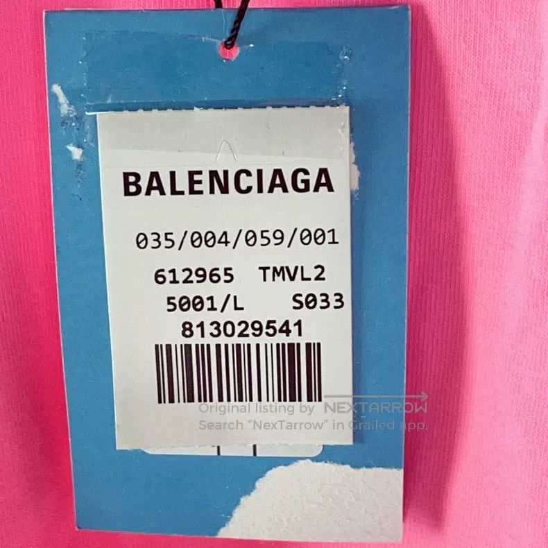 Balenciaga Balenciaga Logo Letter Print Crewneck Short Sleeve T-Shirt Size US L / EU 52-54 / 3 - 6 Thumbnail