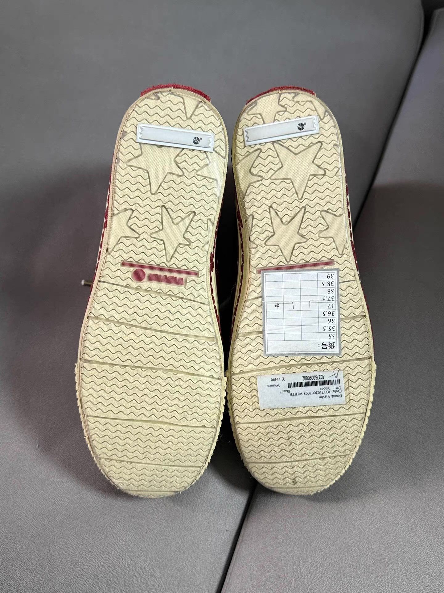 Visvim Visvim Kiefer High White & Red colorway Ｑ20 Size US 7 / IT 37 - 4 Thumbnail