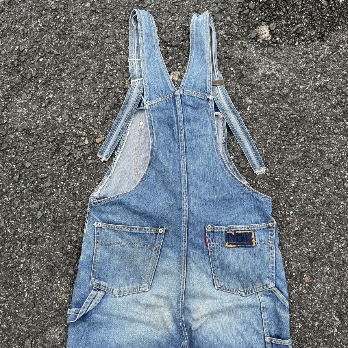 Johnbull VINTAGE 90' JOHN BULL OVERALL RUSTY DENIM JEAN PANTS Size US 34 / EU 50 - 16 Thumbnail