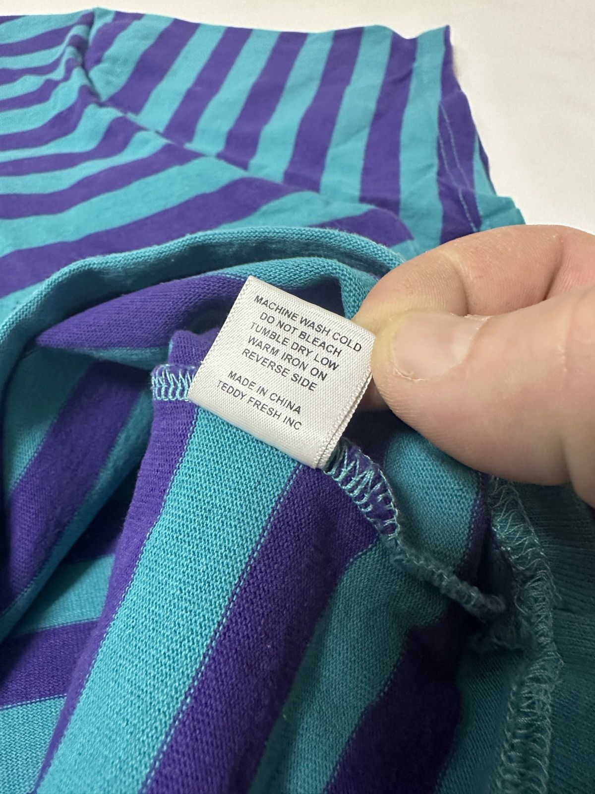 Other Teddy Fresh Striped Shirt Flames Embroidered Logo Size US L / EU 52-54 / 3 - 8 Thumbnail