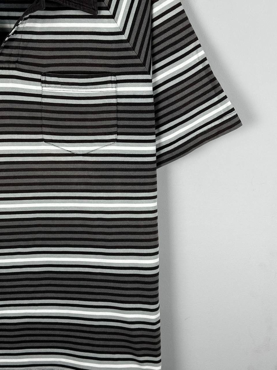 Stussy Stussy Vintage Striped Rare Streetwear Polo T Shirt Size US L / EU 52-54 / 3 - 9 Thumbnail