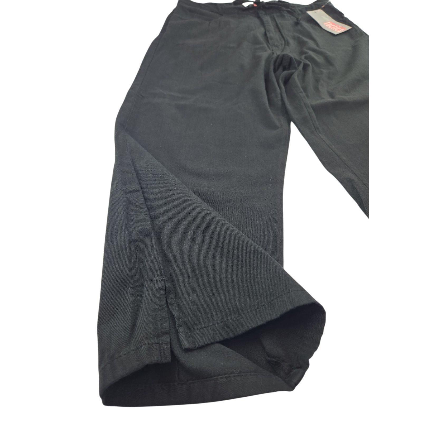 Other Team Tactics | Black Pull-on Pants w/Drawstring | Medium Size 34" / US 12 / IT 48 - 2 Thumbnail