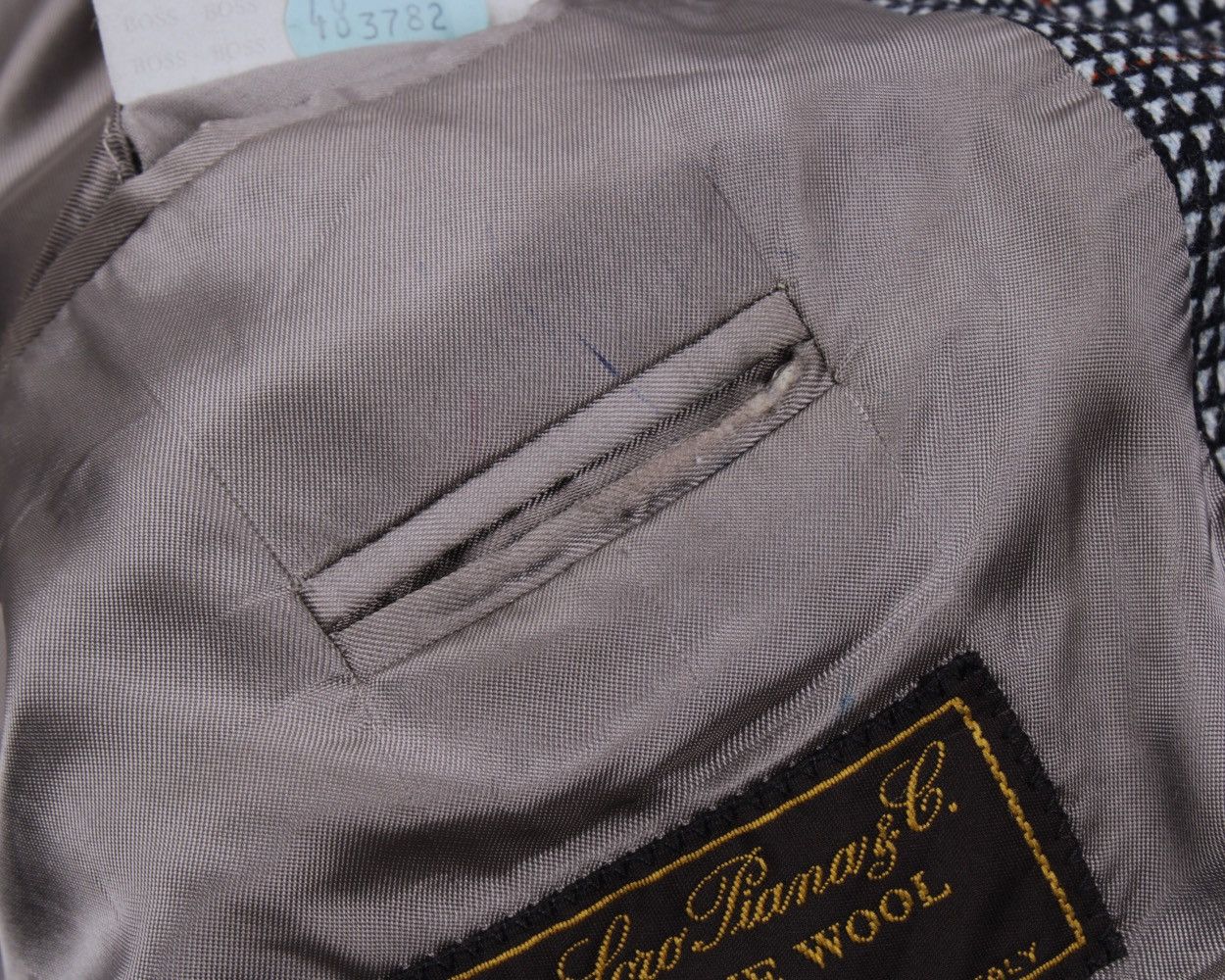 Hugo Boss × Loro Piana × Vintage HUGO BOSS Loro Piana Vintage Artemis Wool Cashmere Blazer Size 48R - 21 Thumbnail