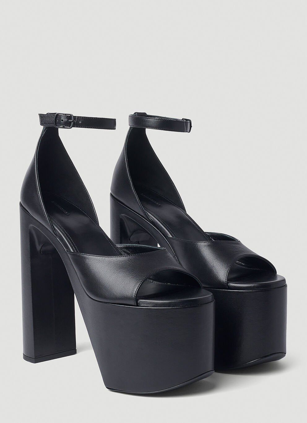 image of Balenciaga Camden Platform Heel Shoesed Sandals in Black, Women's (Size 8)