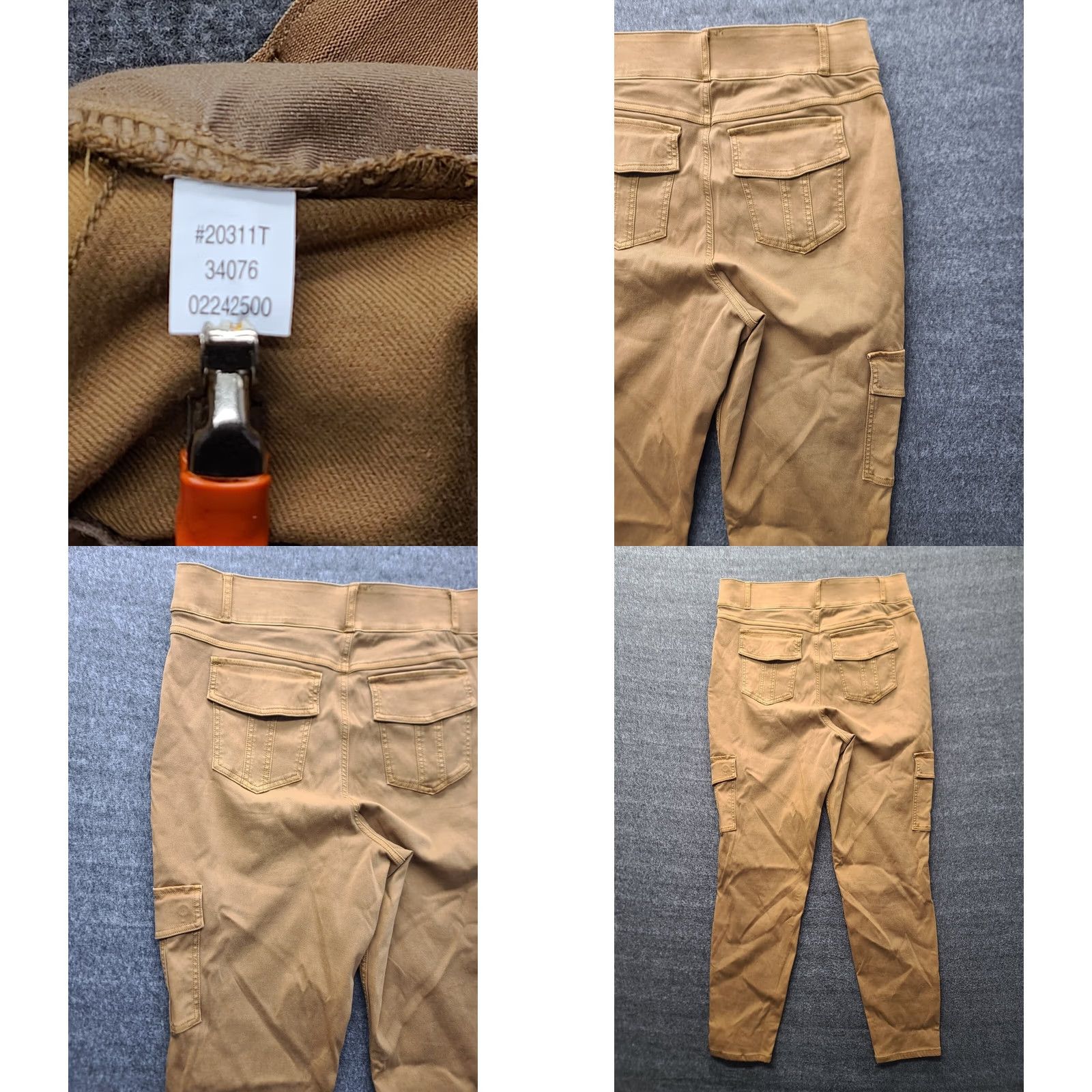 Spanx Spanx Pants Womens 2XL Stretch Twill Ankle Cargo High Rise Tapered Leg Size 40" / US 18 - 8 Thumbnail