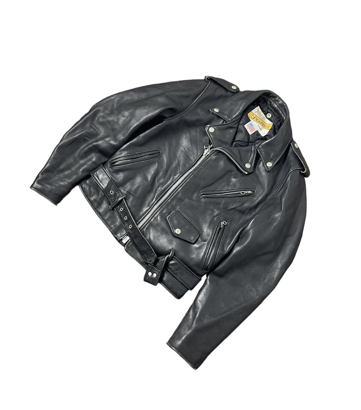 🔥🔥 Vintage Schott Perfecto Double CollarJacket/ Nice design