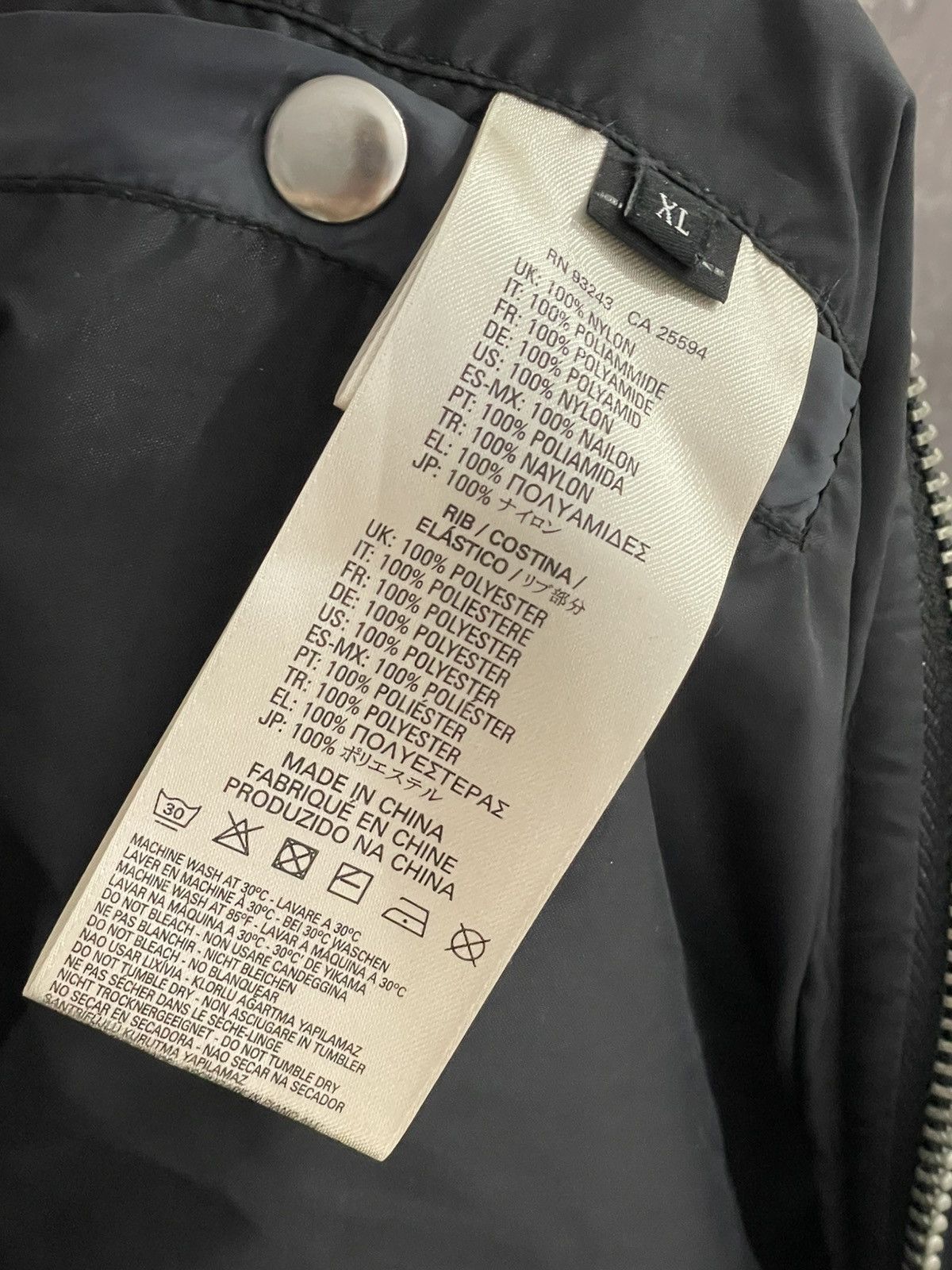Diesel × Vintage Diesel Bomber Jacket With Multi Zip Design Size US XL / EU 56 / 4 - 8 Thumbnail
