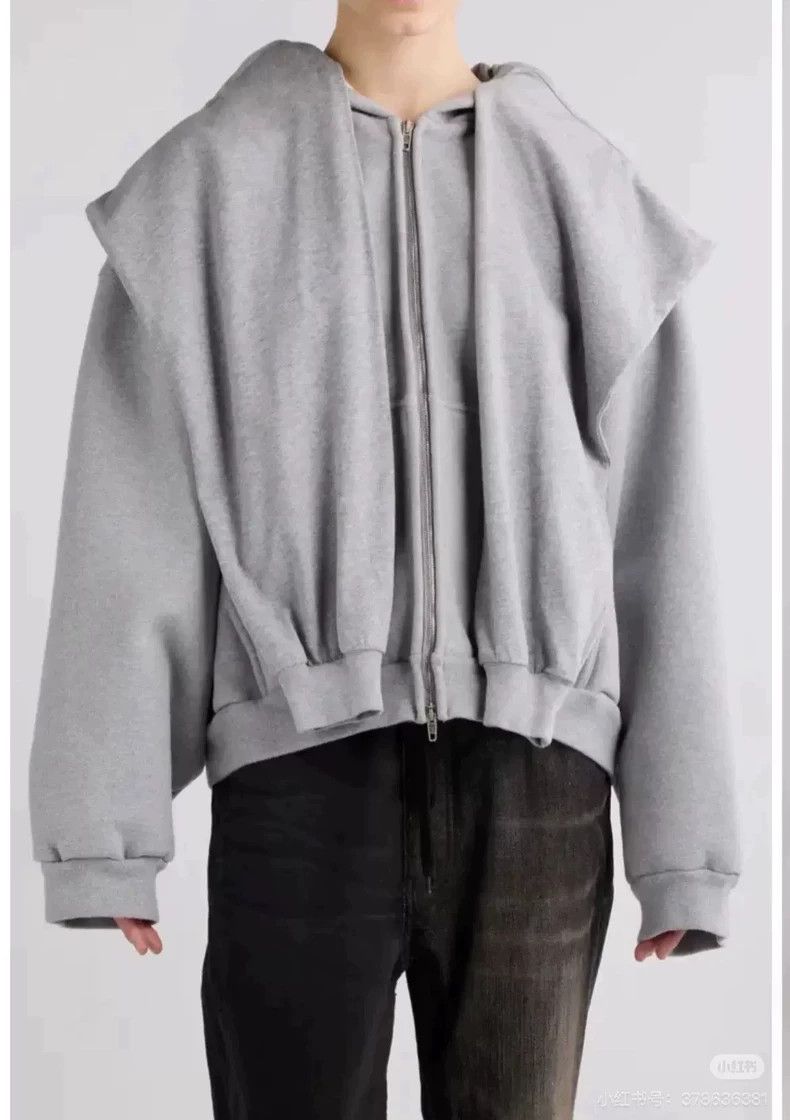 Balenciaga Balenciaga Grey four-sleeve hoodie 2504-Nextarrow Size US S / EU 44-46 / 1 - 8 Thumbnail