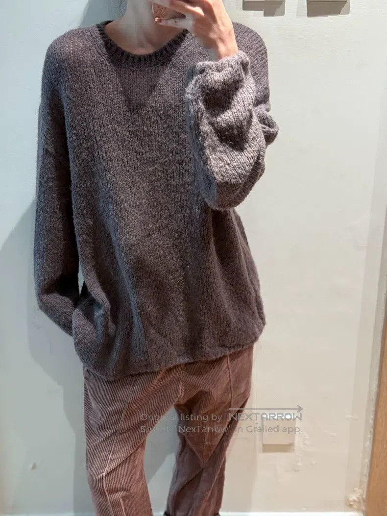 Our Legacy Our Legacy Gray open knit sweater Size XS / US 0-2 / IT 36-38 - 4 Thumbnail