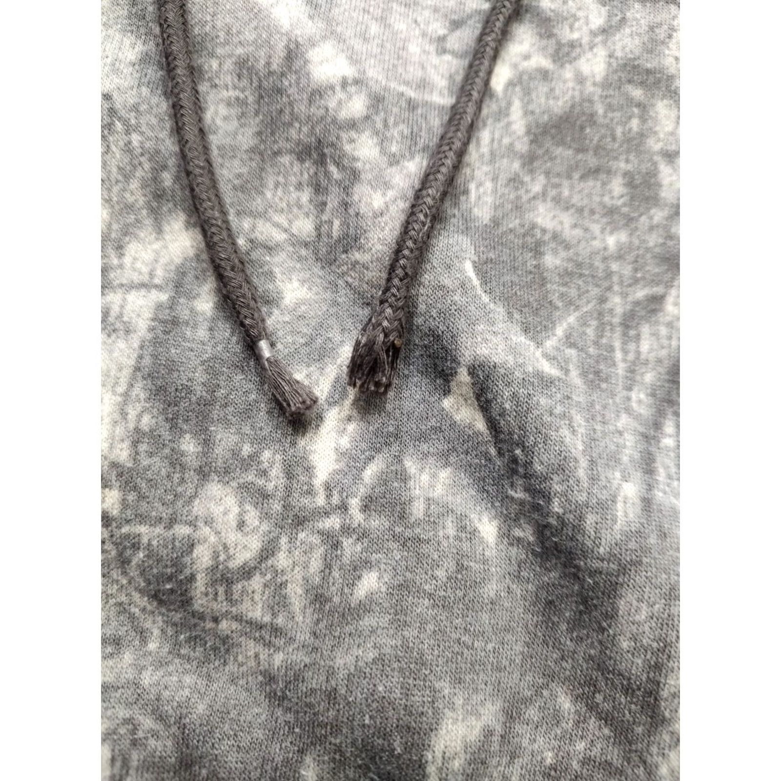 Vintage SWS Athletics Hoodie Gray Camouflage Womens S Small 90s Grunge Outdoor Pullover Hoodie, Activewear, Drawstring End Missing Size S / US 4 / IT 40 - 4 Thumbnail