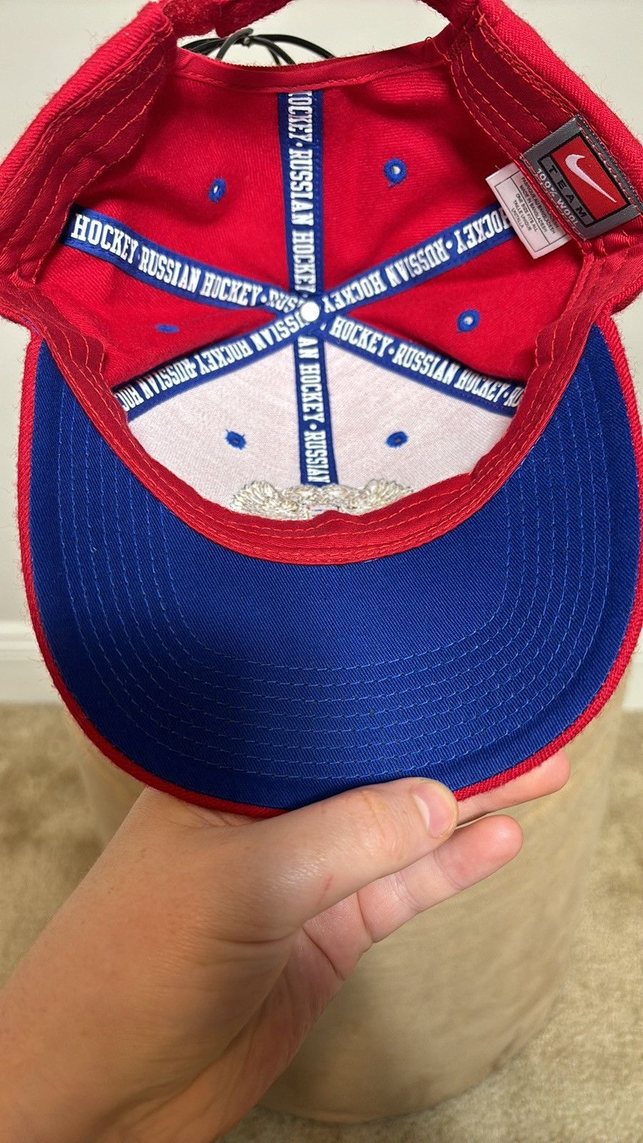 Nike × Vintage Vintage Nike Russia Hat Size ONE SIZE - 5 Thumbnail
