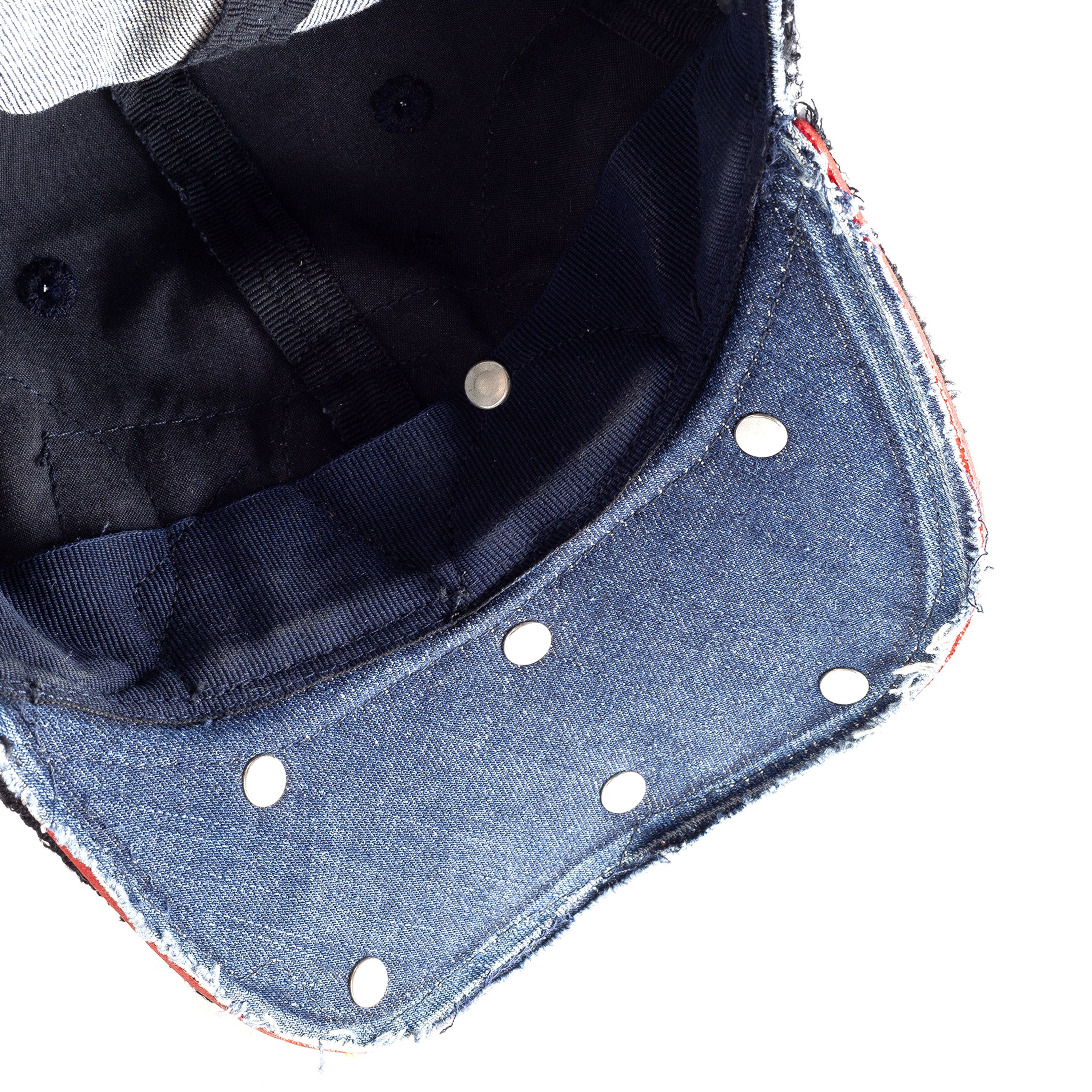 Diesel × Diesel Black Gold DIESEL TRIBUTE x Nicola Formichetti Patches Denim Snapback Size ONE SIZE - 13 Thumbnail
