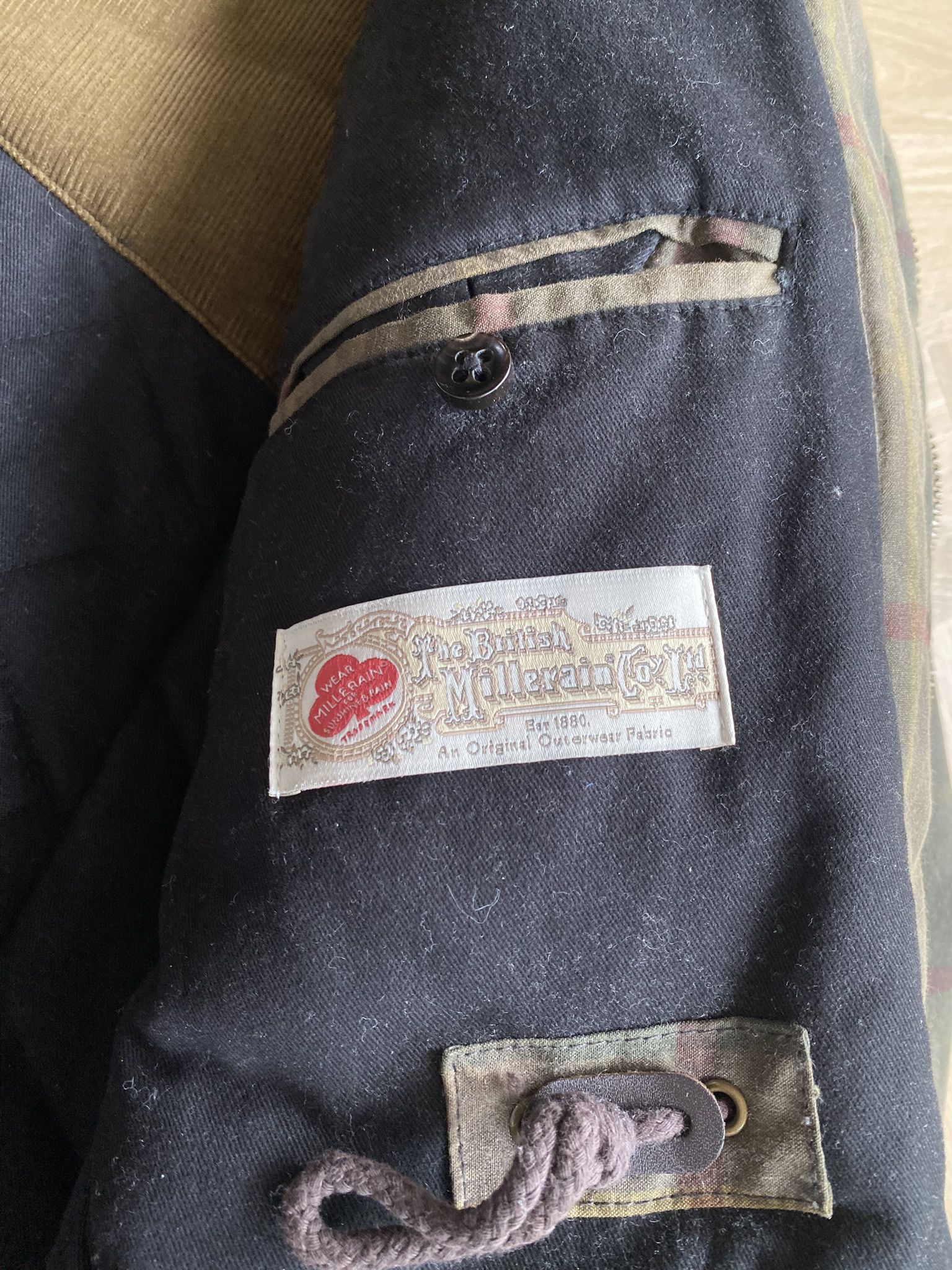 NN07 Waxed Check Coat - British Millerain Fabric Size US XL / EU 56 / 4 - 4 Thumbnail
