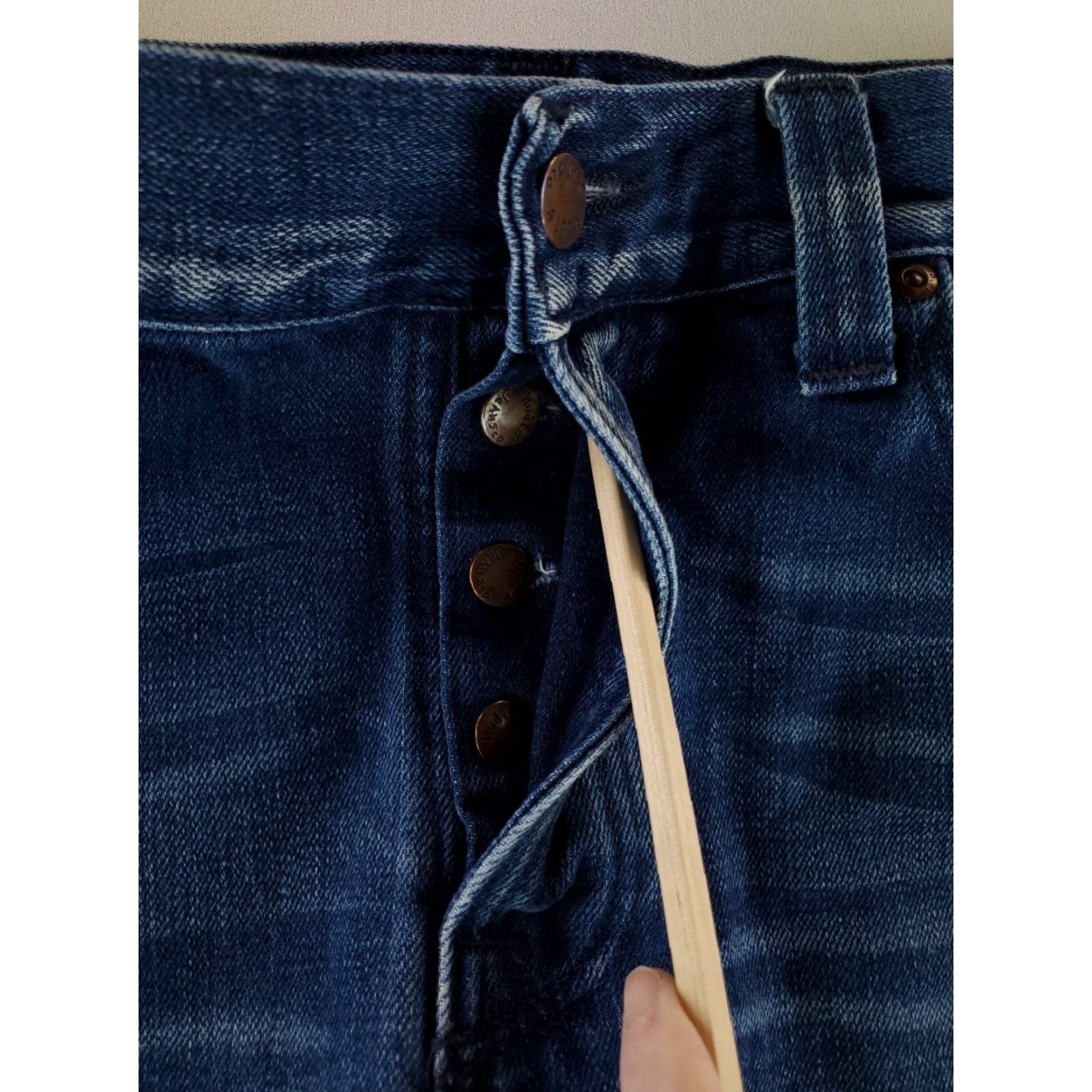 Vintage **Nudie Blue Grim Tim Mens Straight Jeans 37** User: Nudie Blue Grim Tim Mens Straight Jeans 37 Size US 37 - 2 Thumbnail