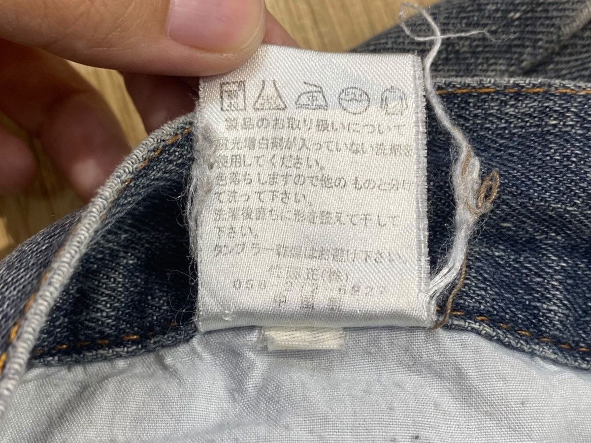 Other Japanese Brand Faded Wash Stye Embroidered Jeans Size US 31 - 12 Thumbnail