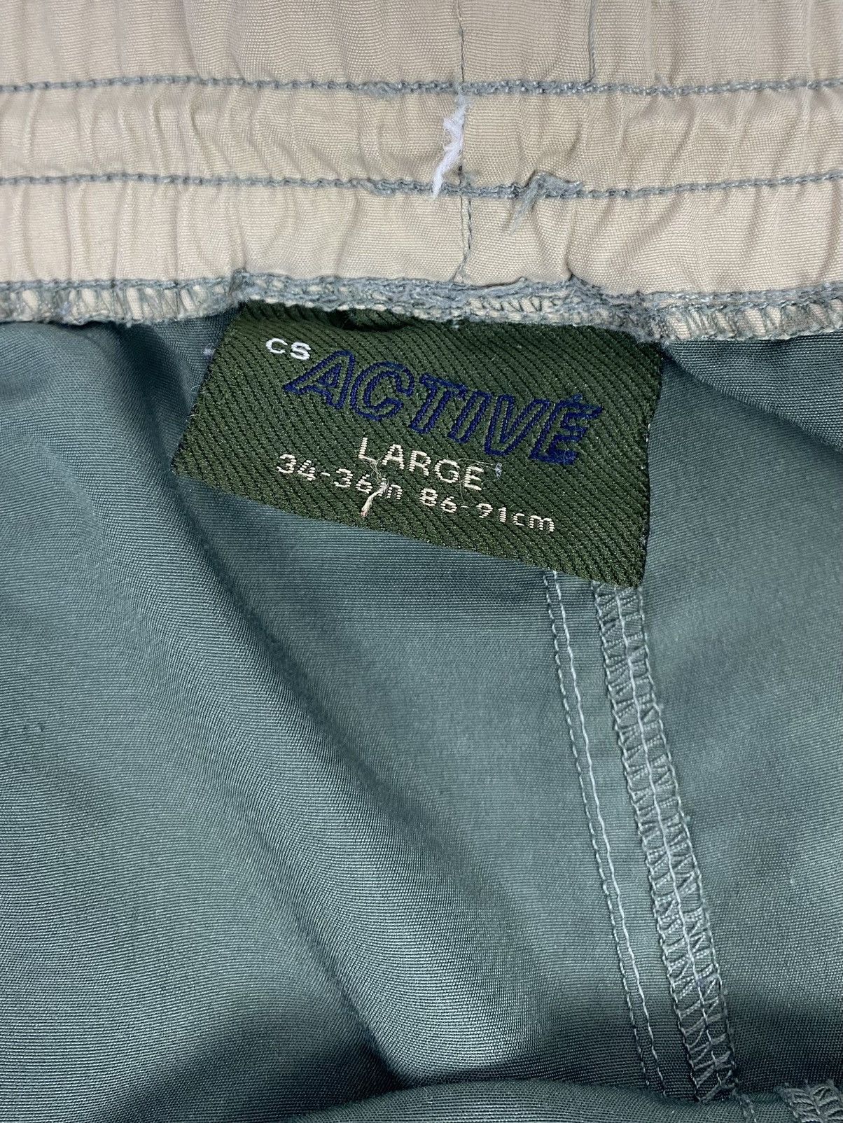 Vintage Y2K Vintage CSActive Lightweight Parachute Cargo Pants Size US 35 - 5 Thumbnail