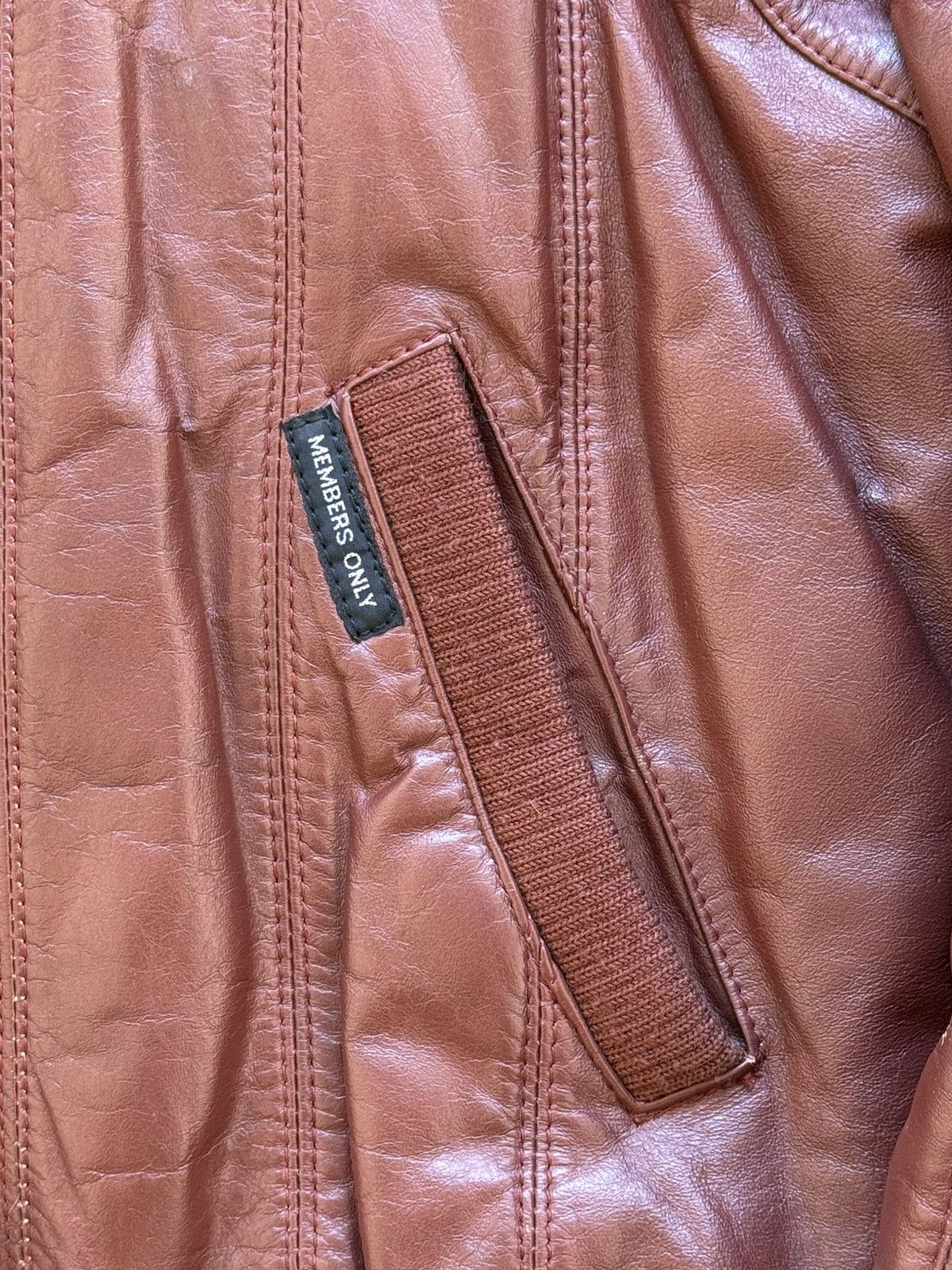 Members Only Members Only 70s 80s Leather Bomber Jacket Size US S / EU 44-46 / 1 - 7 Thumbnail