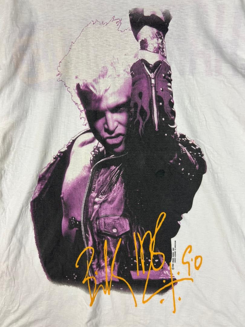 Band Tees Vintage 90s Billy Idol Charmed Life Tour /Punk icon/shoegaze Size US XXL / EU 58 / 5 - 5 Thumbnail