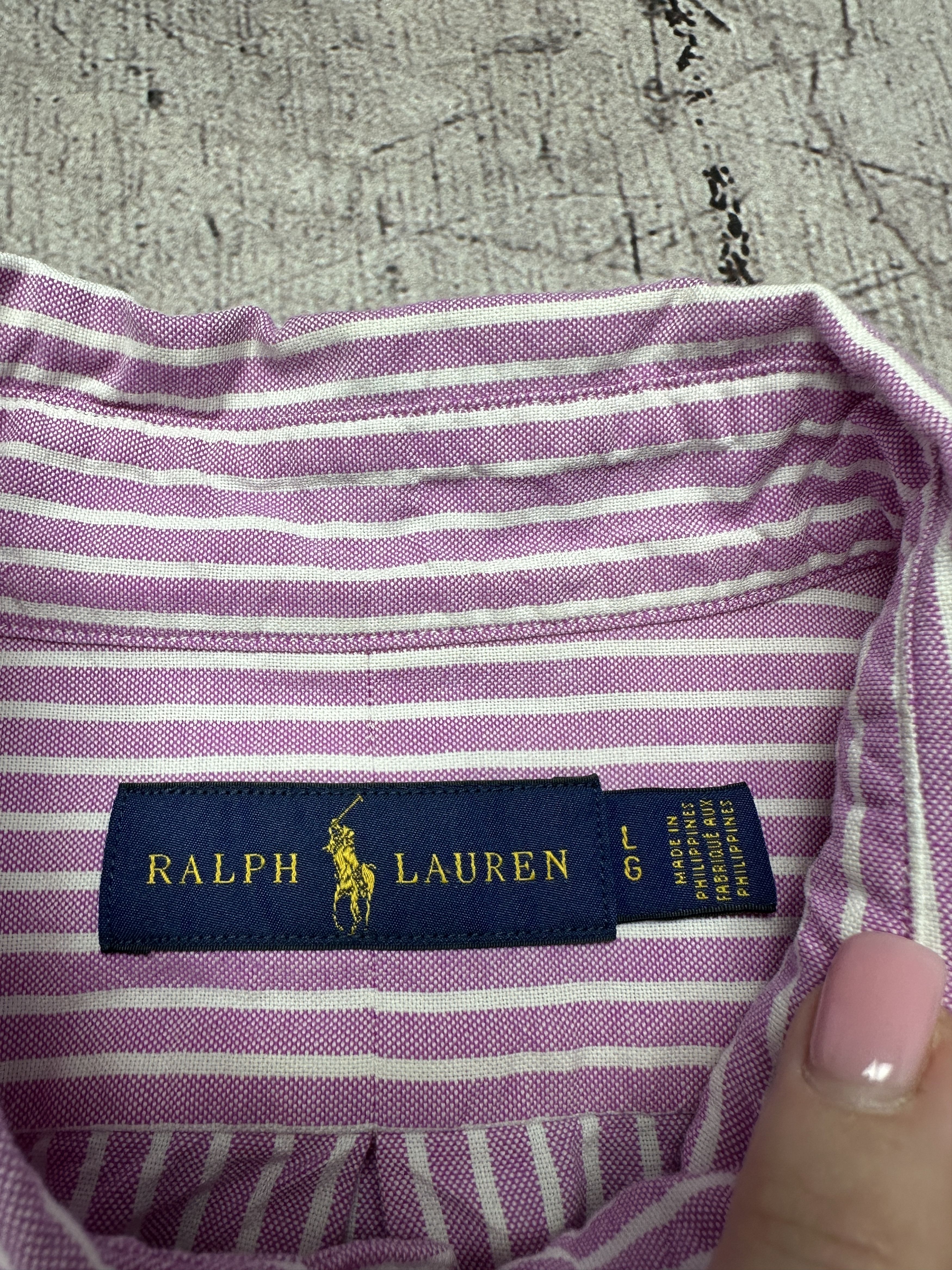 Polo Ralph Lauren Polo Ralph Lauren Mens Long Sleeve Striped Shirt Size US L / EU 52-54 / 3 - 4 Thumbnail