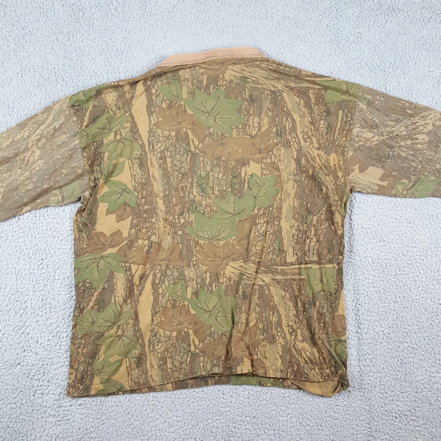 AMO Vintage 90s Camo T-Shirt Men Large Long Sleeve Crew Neck Retro Skater Y2K Hunting Size US L / EU 52-54 / 3 - 6 Thumbnail