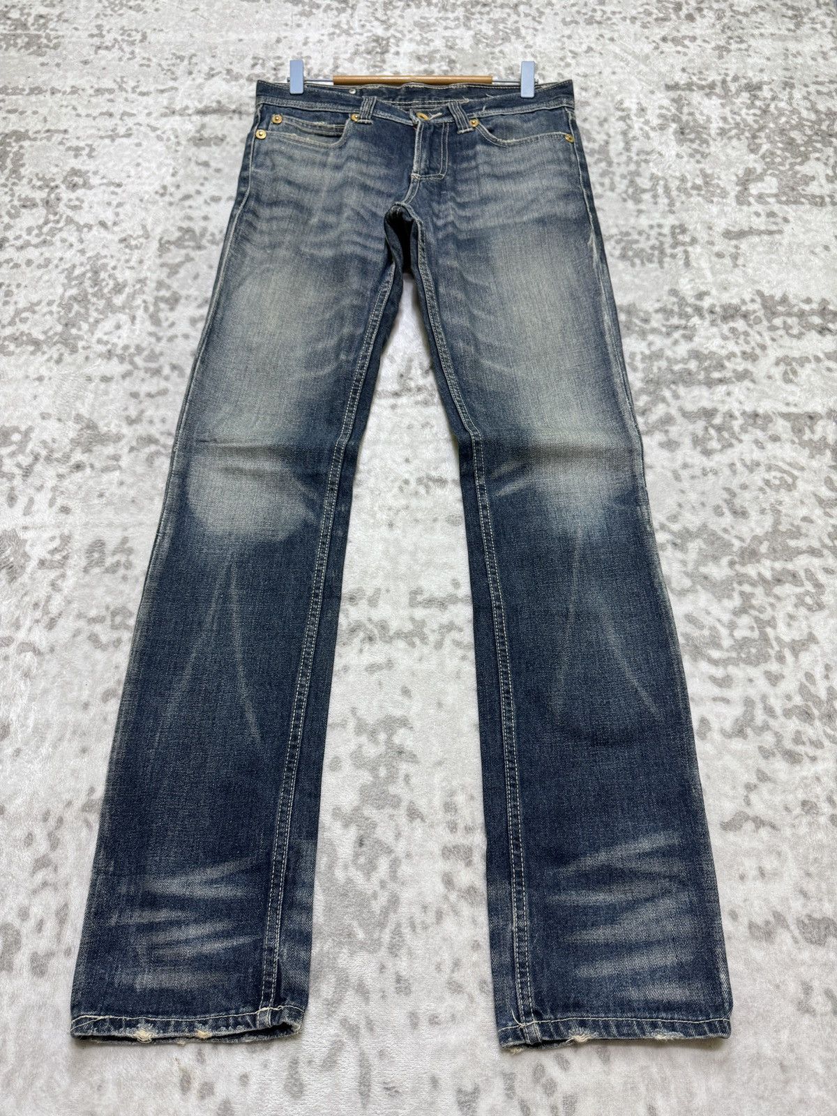 semanticdesign 2000s Semantic Design Mud Wash Clawmark Zipper Pocket Jeans Size US 31 - 2 Thumbnail