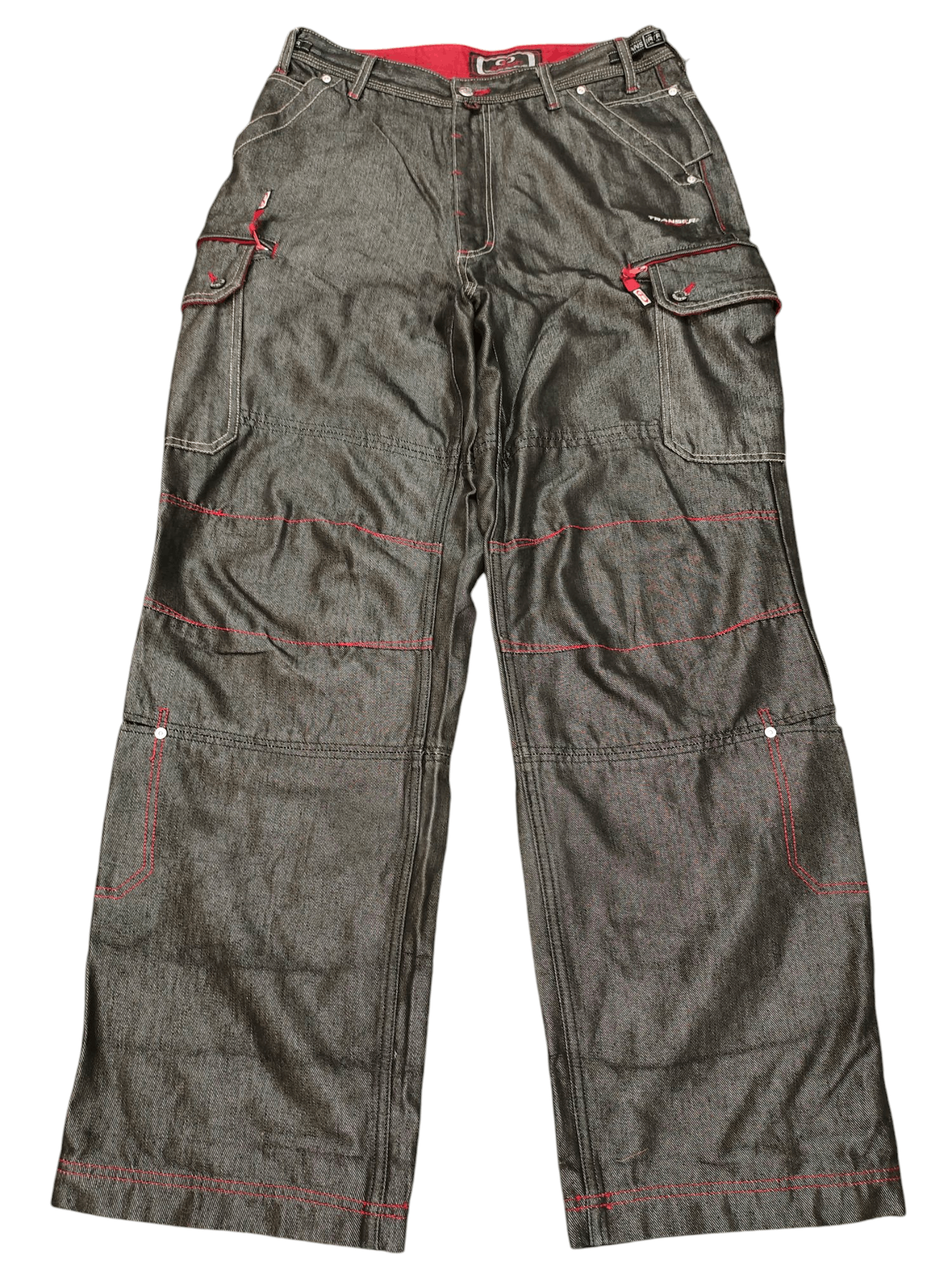 Pelle Pelle Baggy Jeans Transer Japan 8 Pocket Distress Denim Pants Jnco Size US 32 / EU 48 - 1 Thumbnail