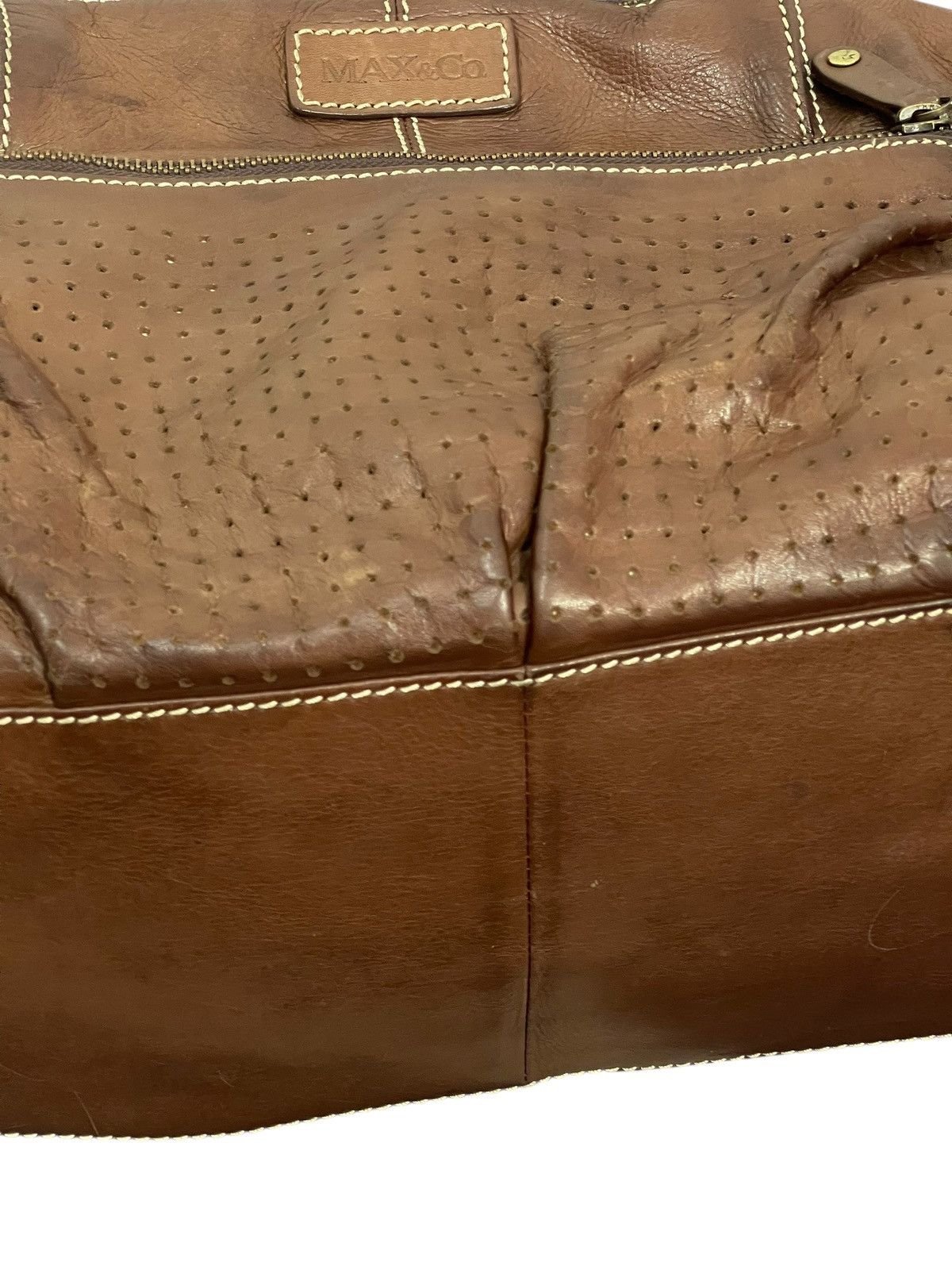 Genuine Leather Full Leather Max & Co Tote Hand Bag 2🟩2 Size ONE SIZE - 7 Thumbnail