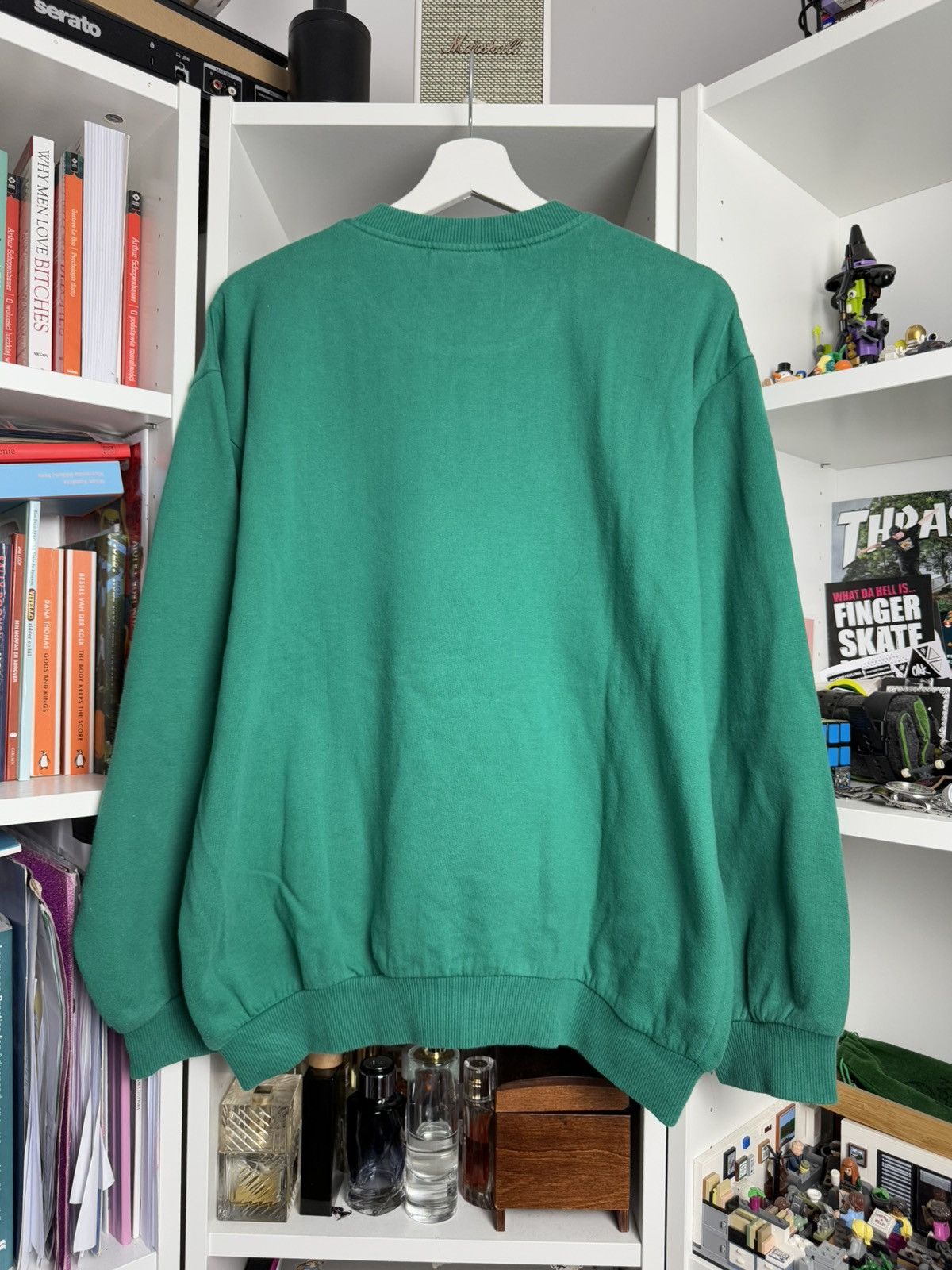 Designer × Lacoste × Vintage Vintage 90s Lacoste big logo baggy boxy sweatshirt L tennis Size US L / EU 52-54 / 3 - 2 Thumbnail