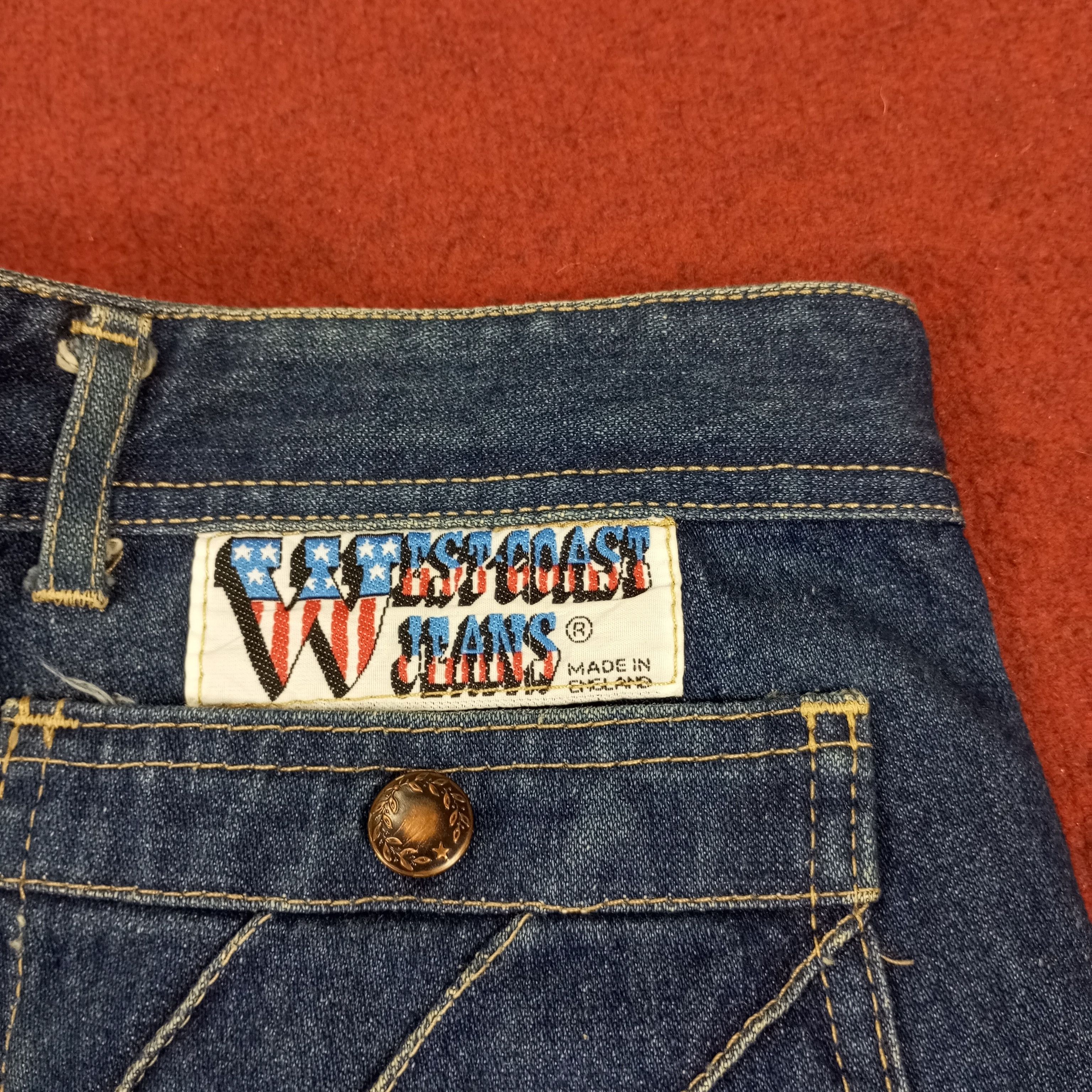 Vintage West Coast Fashion Baggy Style Jeans Size 29" - 14 Thumbnail